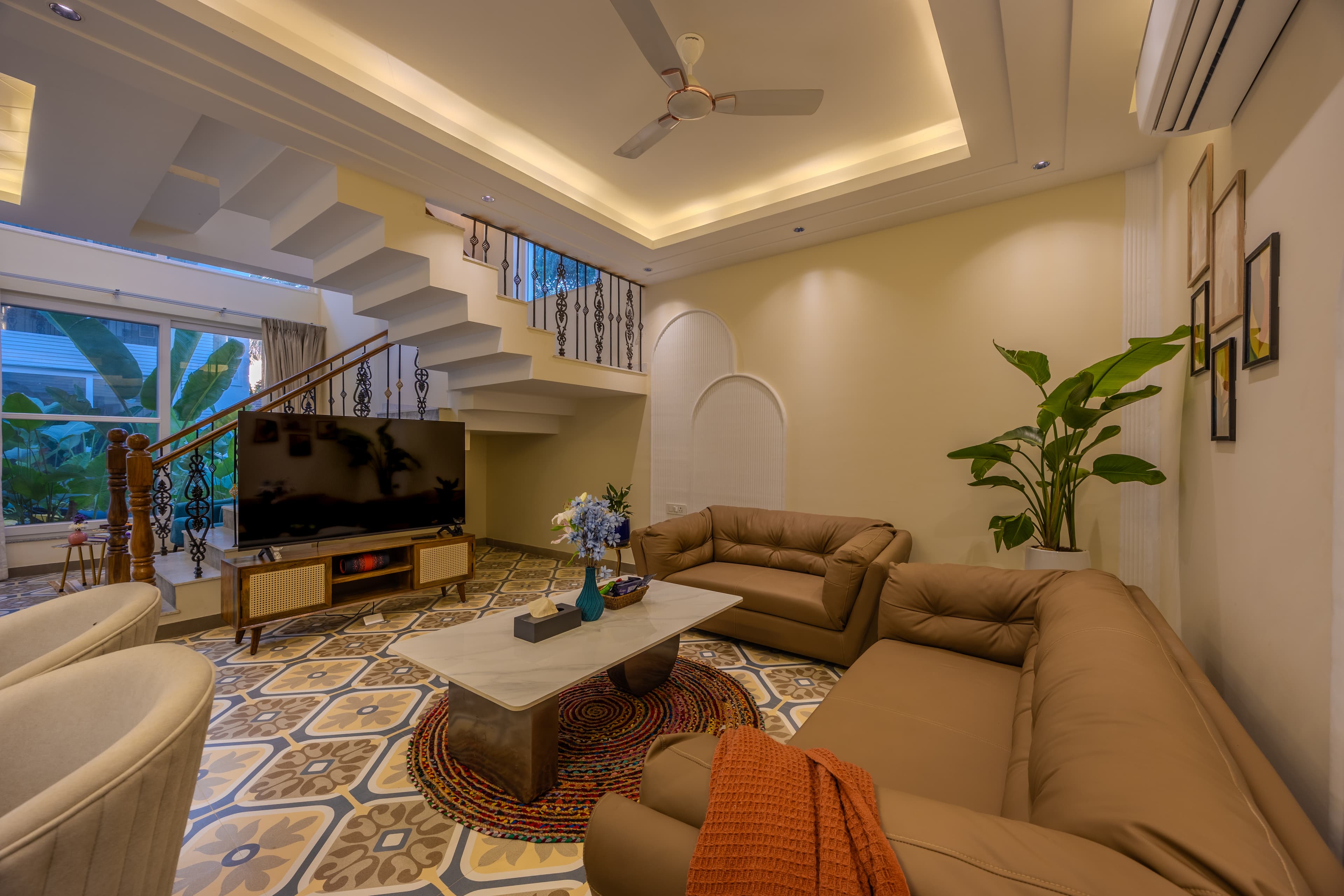 Mistwood Villa | Serene 4 BHK Retreat with Private Pool, Terrace Lounge, Elegant Living Spaces & Outdoor Seating - Image 3