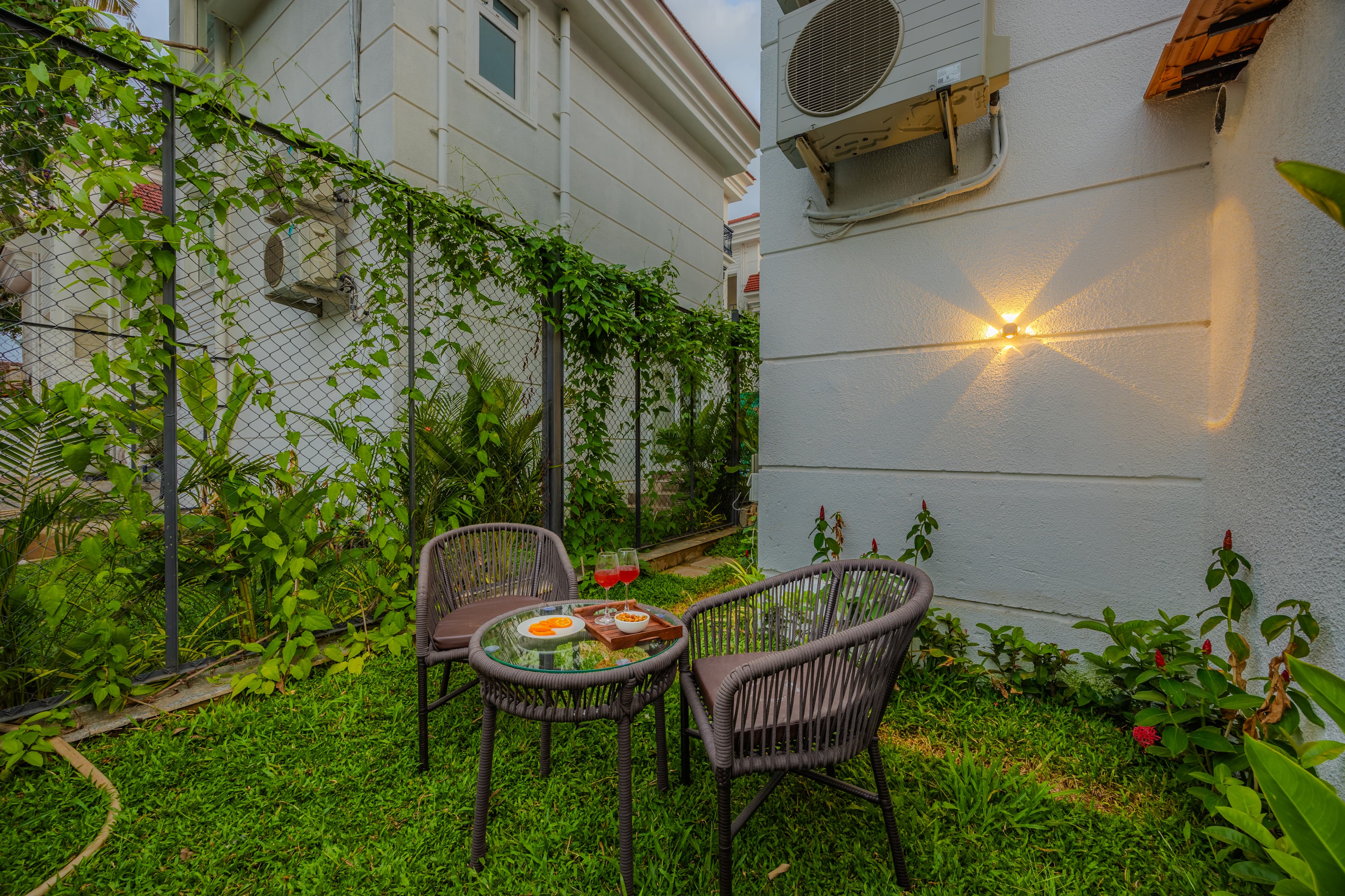 Mistwood Villa | Serene 4 BHK Retreat with Private Pool, Terrace Lounge, Elegant Living Spaces & Outdoor Seating - Image 8