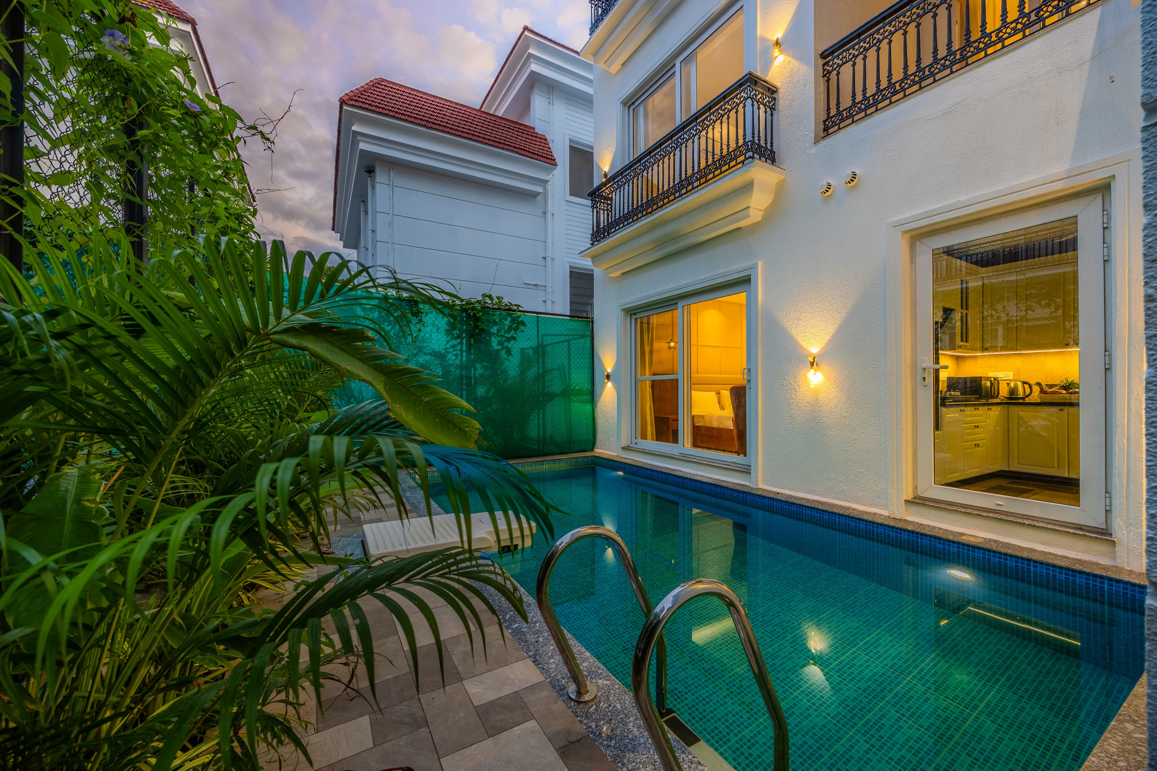 Mistwood Villa | Serene 4 BHK Retreat with Private Pool, Terrace Lounge, Elegant Living Spaces & Outdoor Seating - Image 7