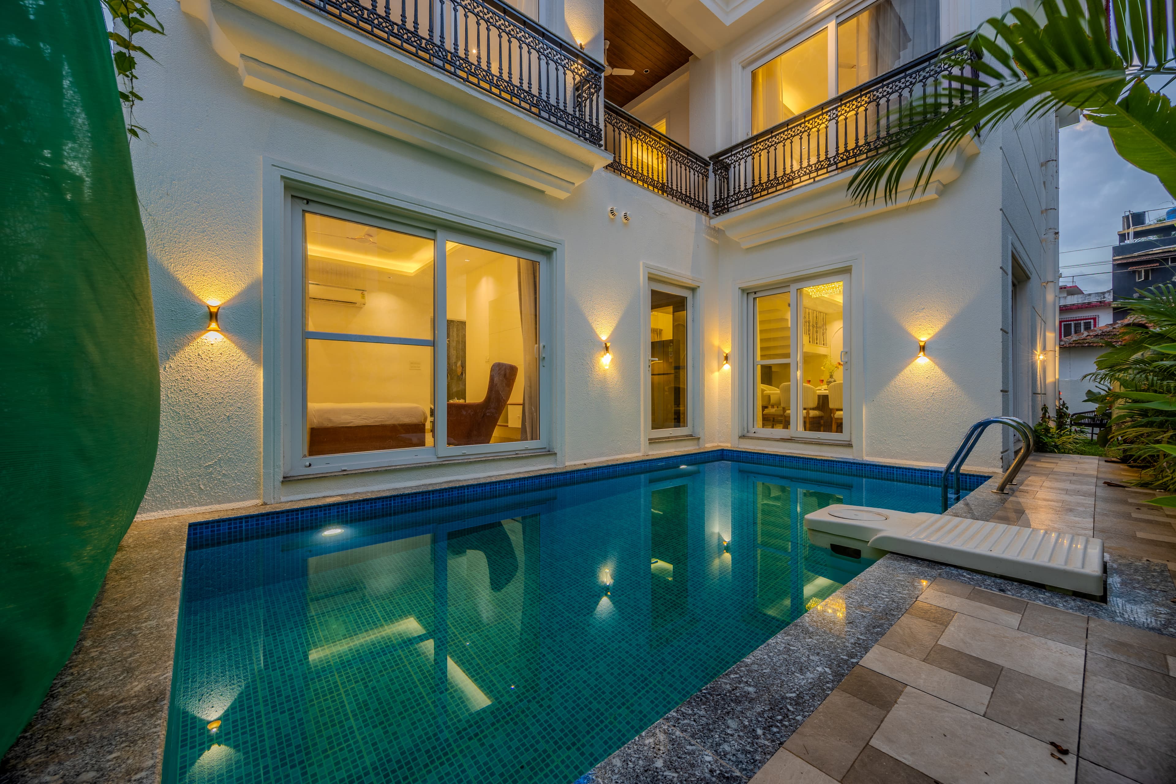 Mistwood Villa | Serene 4 BHK Retreat with Private Pool, Terrace Lounge, Elegant Living Spaces & Outdoor Seating - Image 2