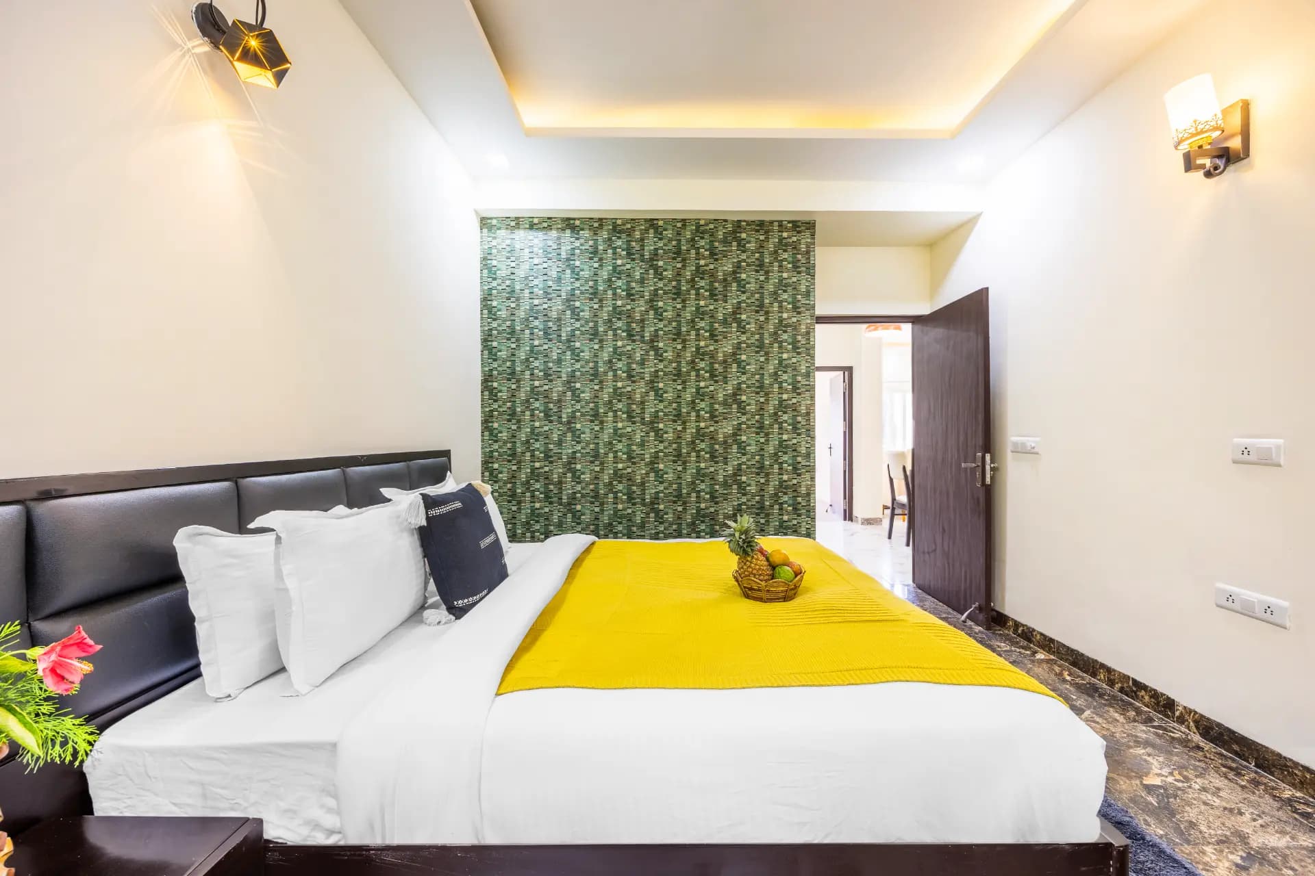 Kingdom Heartz | Elegant Pet-friendly 2-BHK Apartment With Balcony, Common Pool, Common Garden & Restaurant  - Image 11