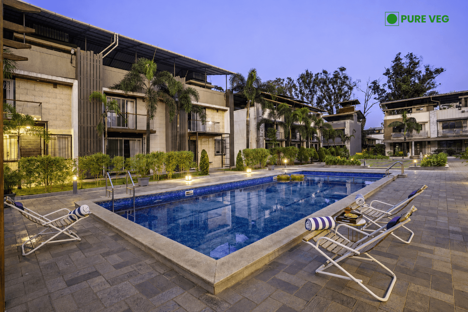 Rosalia | 3-BHK Villa With Shared Pool and Lawn | 5 km from Shree Narayani Dham Temple - Image 1