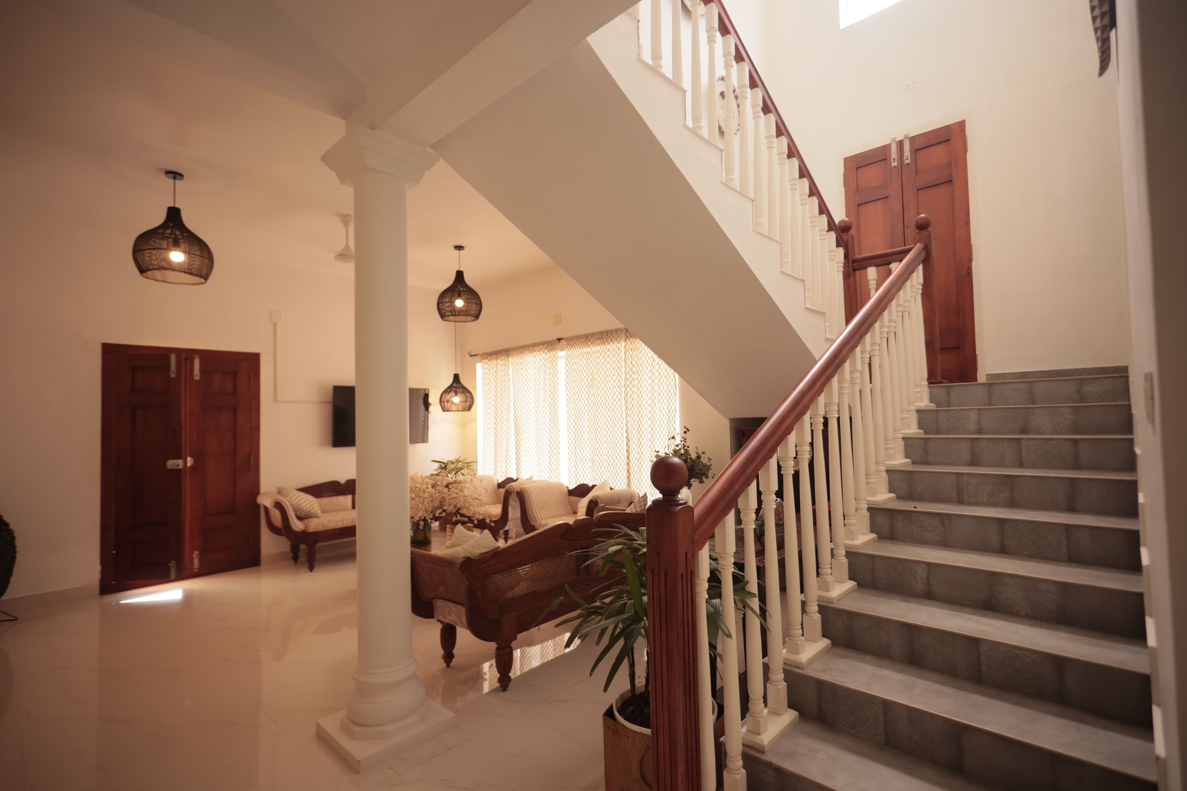Palliath House |3-BHK With, Living Lounge, Patio, Shared Lawn and 3 Natural Ponds | Near Andhakaranazhi Beach - Image 29