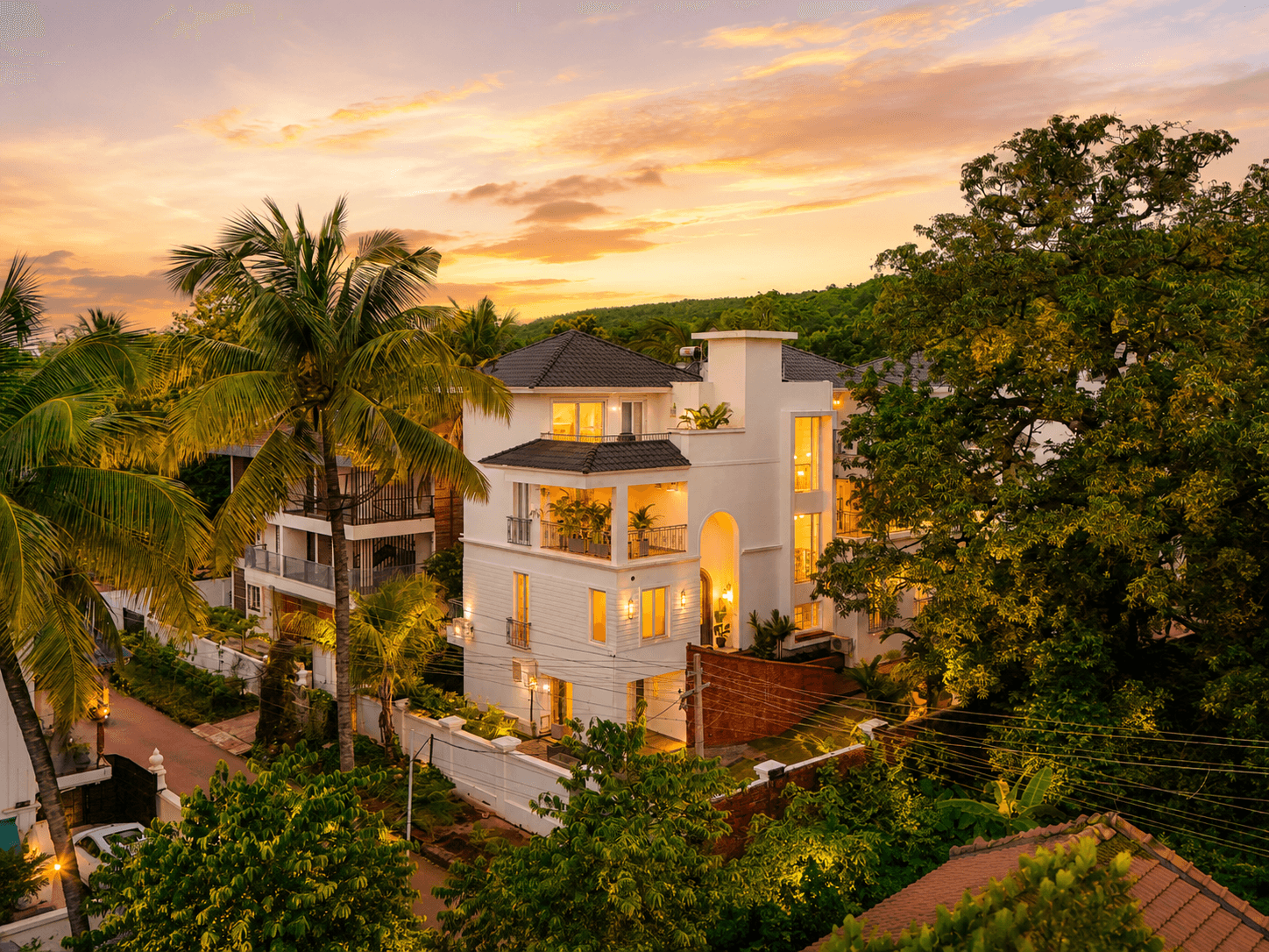 Purple Coral | Luxe 5-BHK Villa With Two Private Pools & Lift Near Chapora Fort - Image 1