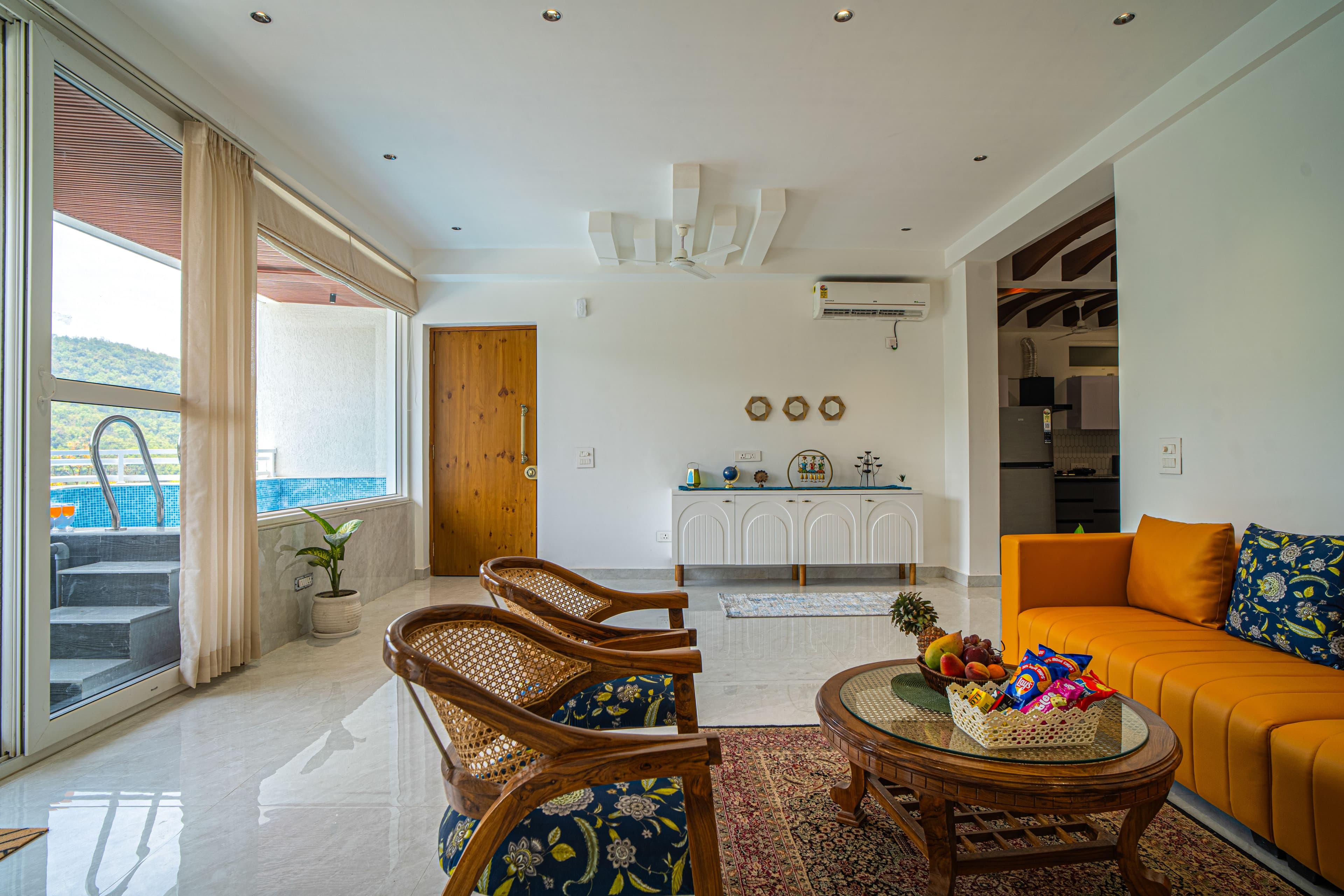 Udgam Vilas 3-BHK With Jacuzzi | Pet-friendly Hillside Apartment With Lift Near Robber’s Cave - Image 9