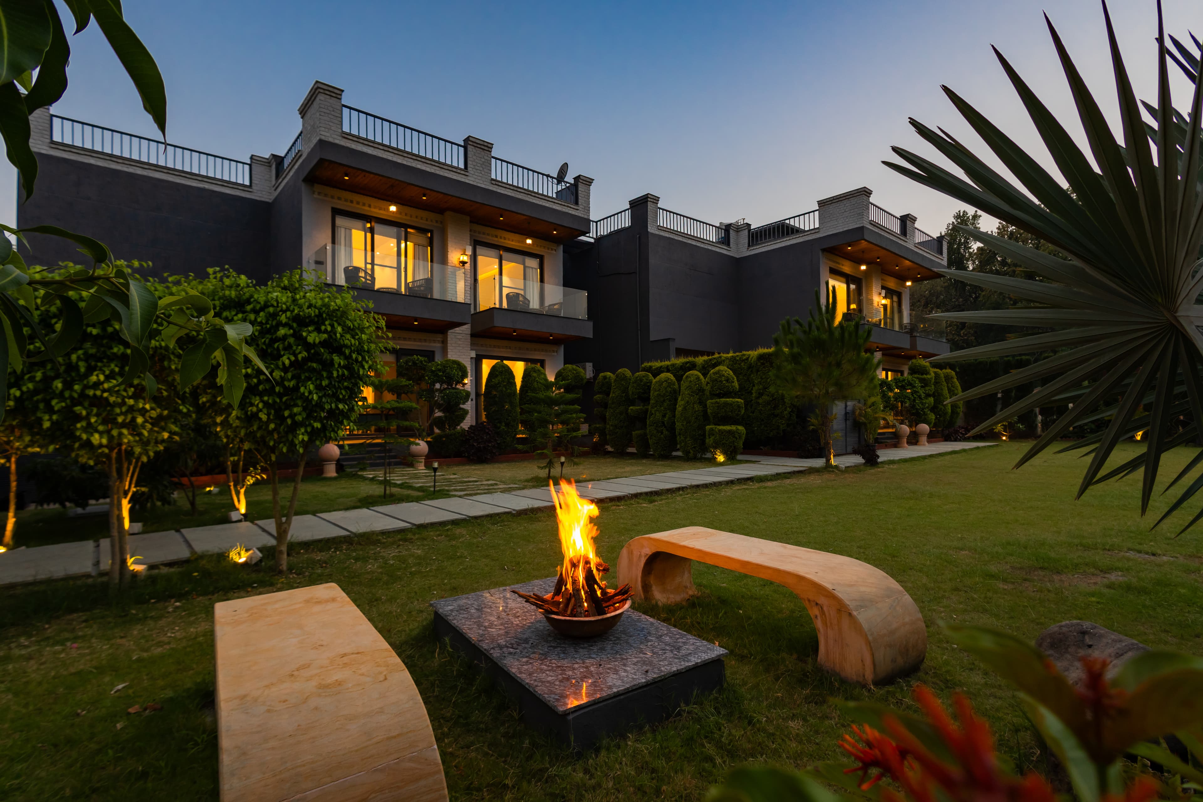 Aranya Library Aria | 3-BHK Villa With Kids’ Room, Private Pool, Sit-out Area, Common Lounge & Garden With Forest Views - Image 1