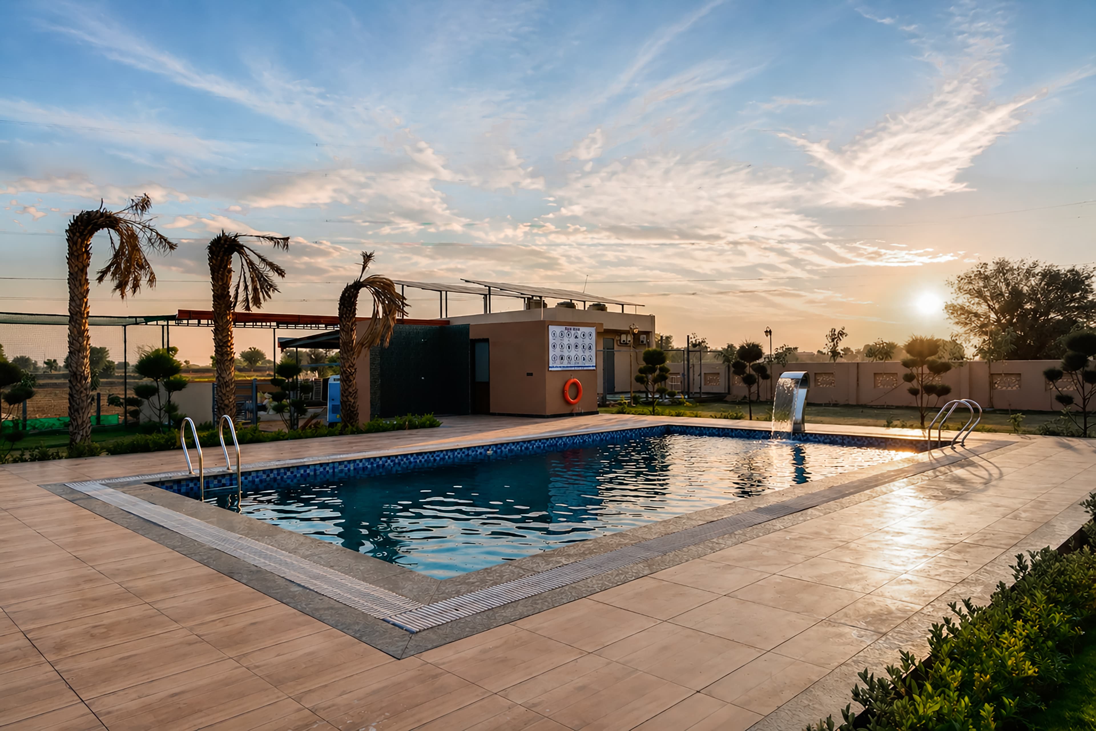 Nirvana Farms |  Heritage-Style 5-BHK Farmhouse with Private Pool, Lounge Area and Garden - Image 22