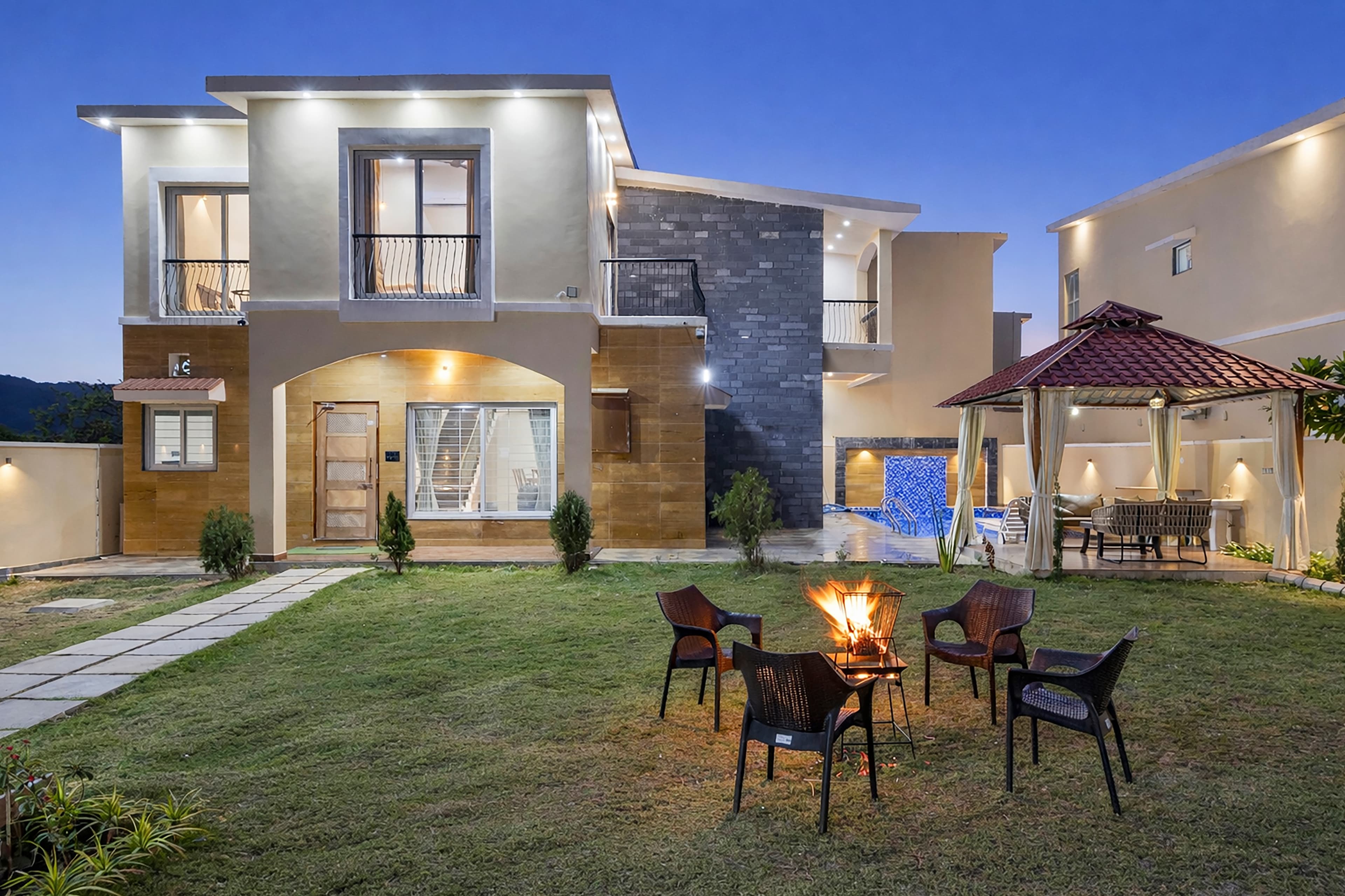 Casa Meraki | Country-Style 3-BHK Villa with Private pool, Gazebo and Landscaped Garden - Image 18