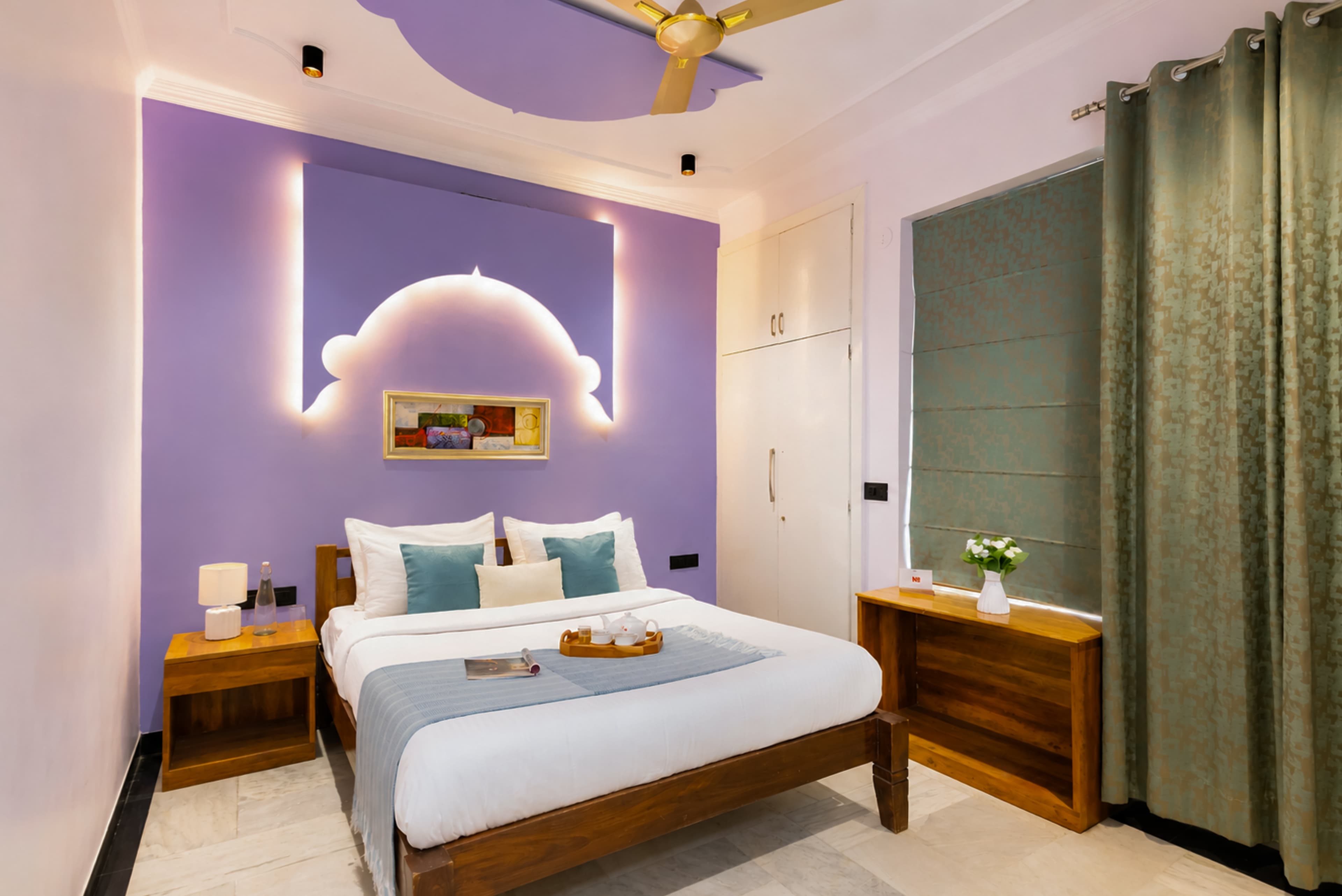 Autum Villa | Pet-friendly 4-BHK Villa with Private pool with rain curtain, Game Zone, Indoor Bar and Garden - Image 17