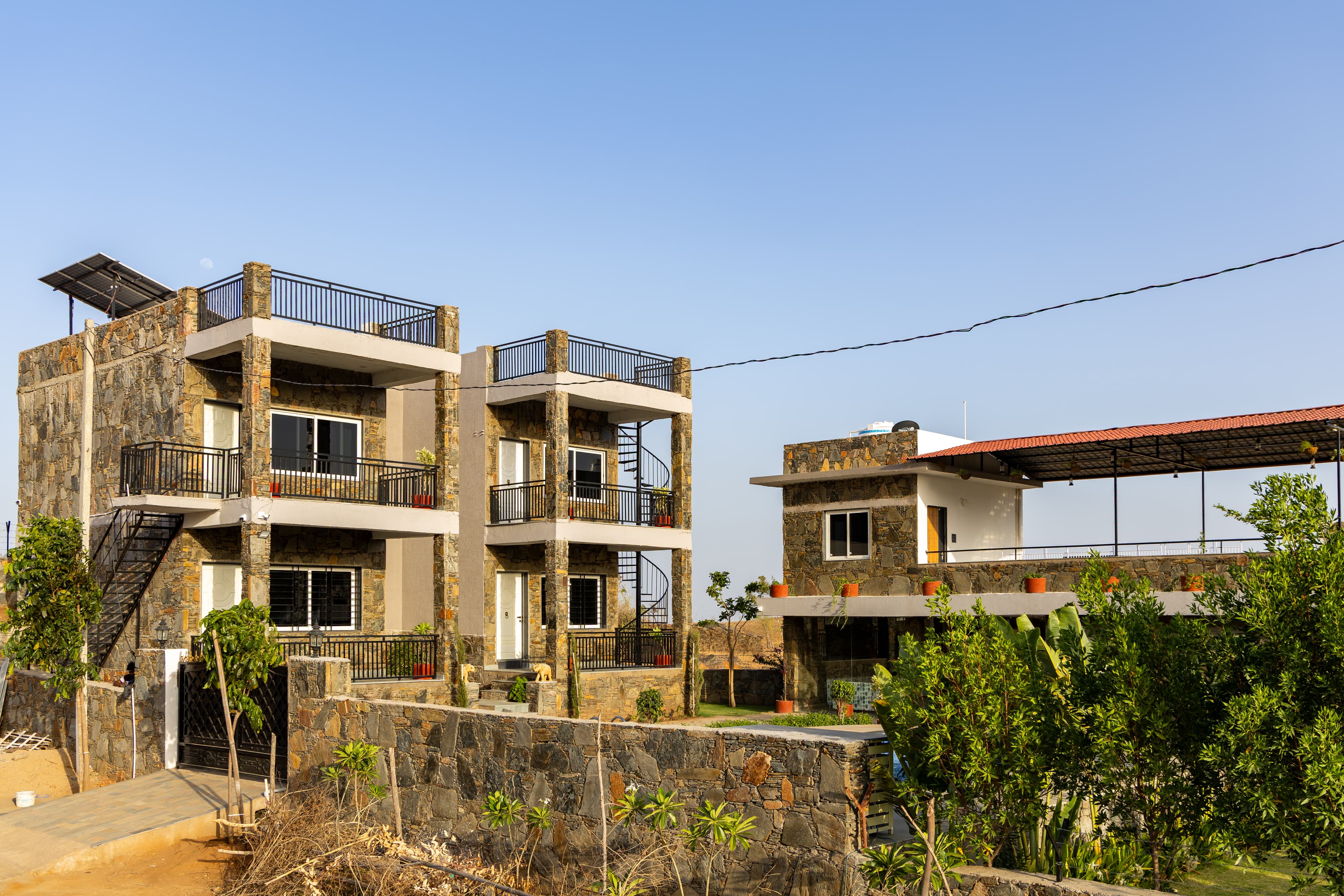The Monolith | 4 BHK Villa with Private Pool & Garden Lounge in Udaipur - Image 42