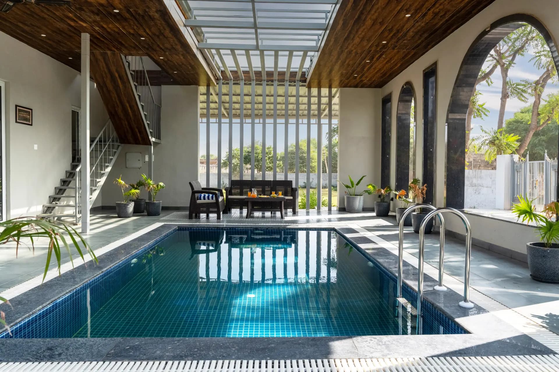Jamun Farms | 2-BHK Retreat With Pvt Pool, Garden & Balcony - Image 1