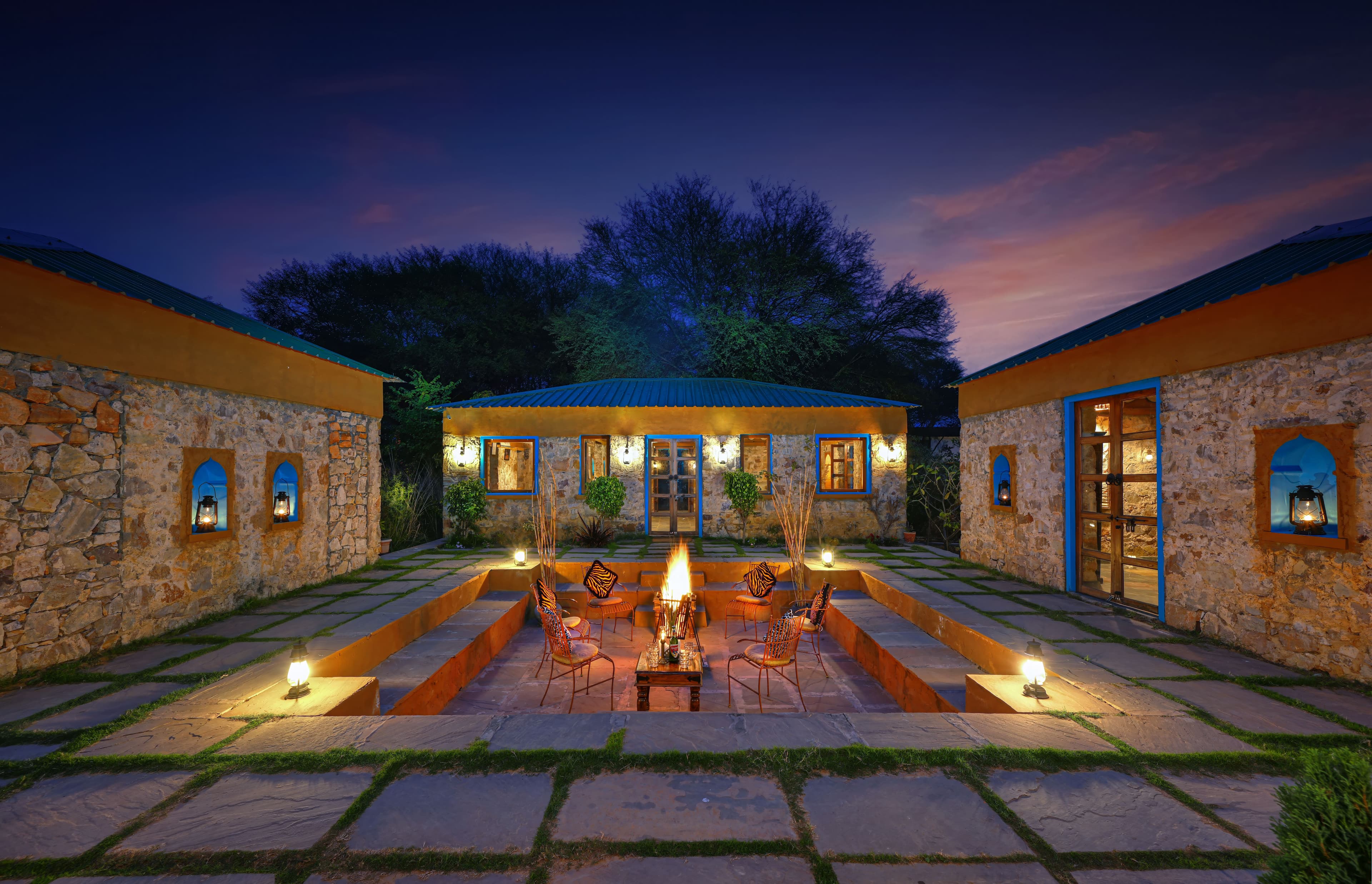 Bagh Serai | Pet-friendly Cottage With Plunge Pool & Living Area on 5-Acre Land With Common Pool & Restro - Image 1