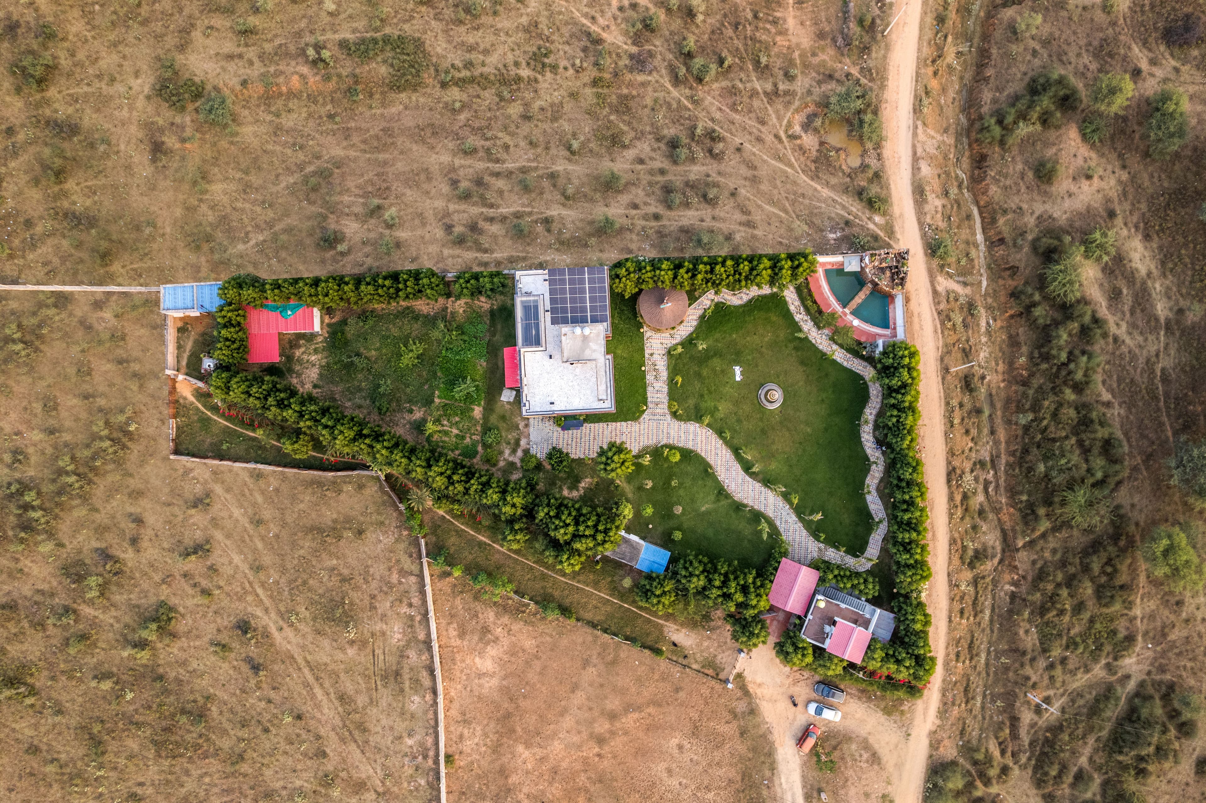 Echoes by the Aravalli | Pet-friendly 5-BHK Villa With Private Pool, Garden, Gazebo & Scenic Aravali Views - Image 47
