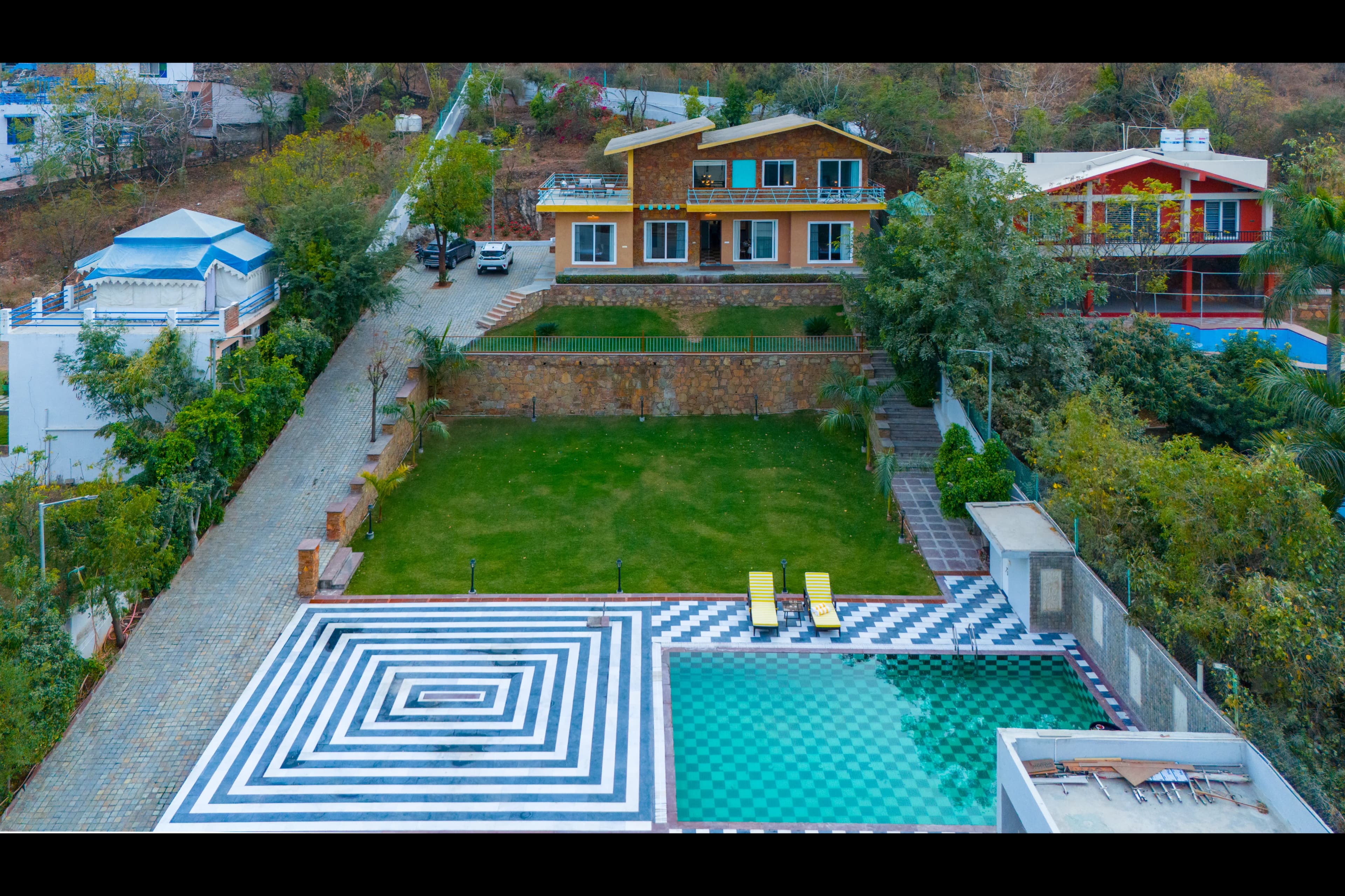 Festiva Mansion | Luxe 3-BHK Villa With Pvt Pool & Garden - Image 50