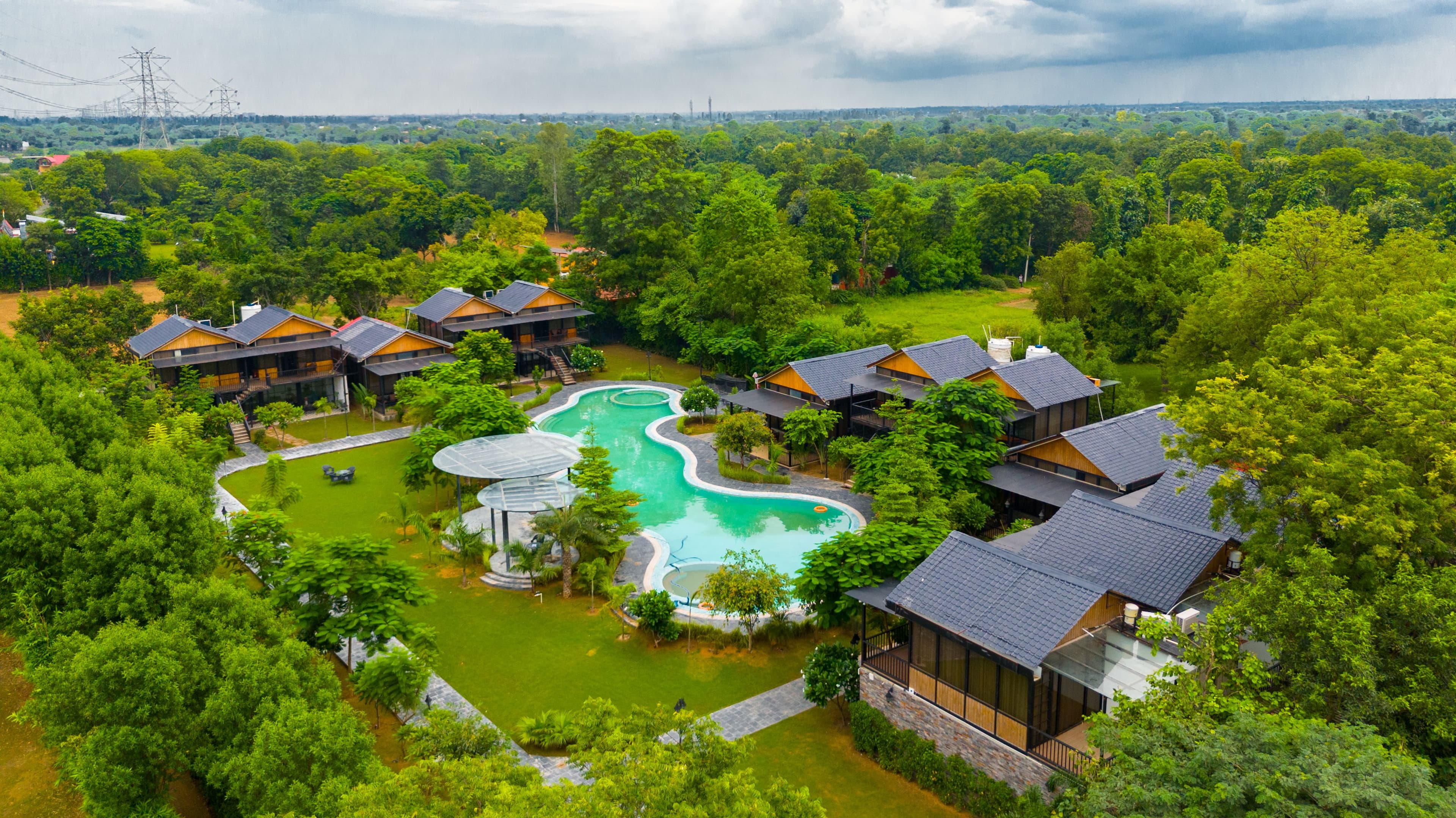 Raha Farms | 1 Duplex on 5.5-Acre Land With Shared Pool, Restro, Game Zone & Library - Image 1