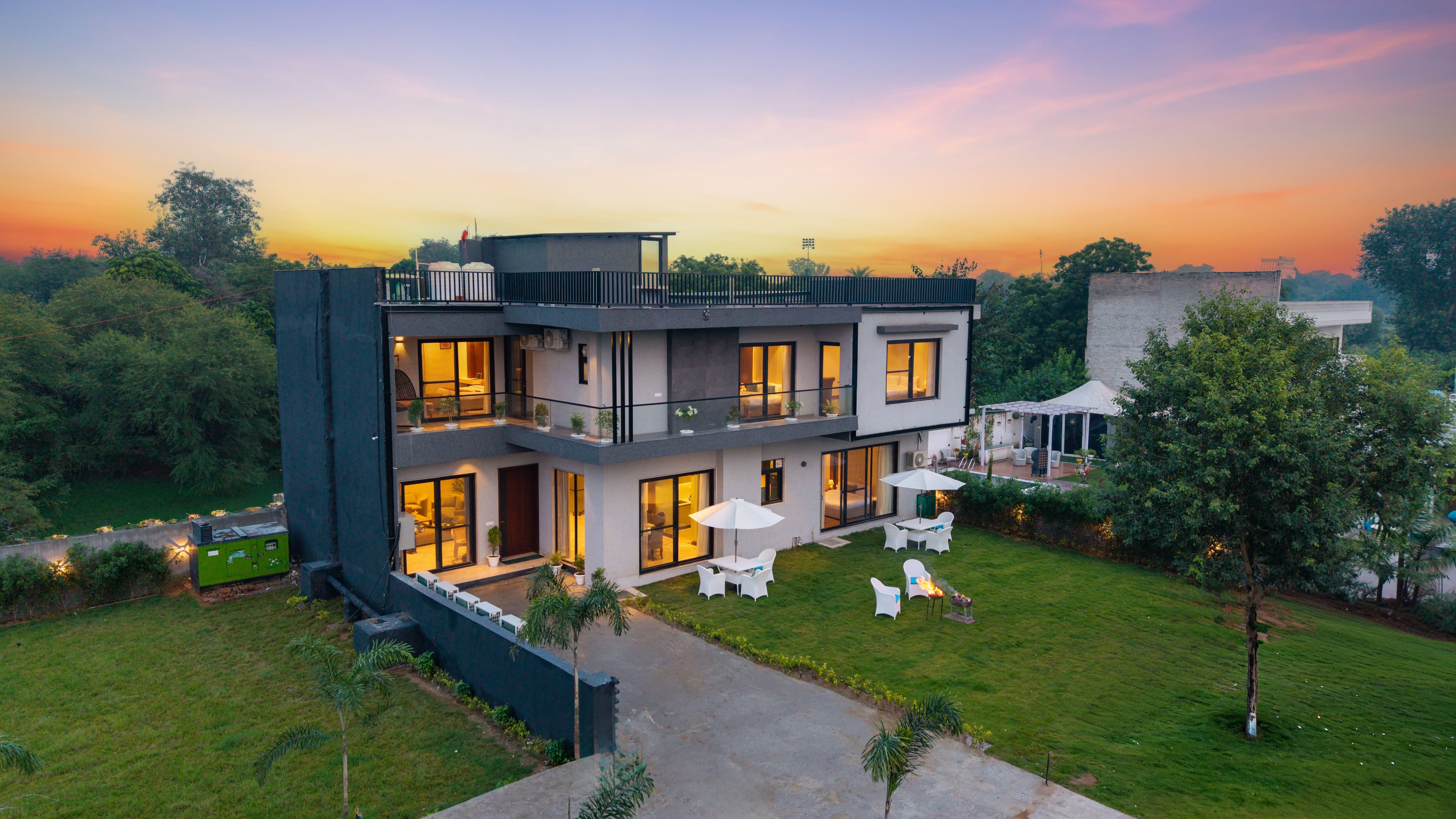 Gardenia | 4-BHK Farmhouse with Private Pool, Game Zone, & Lush Garden - Image 49