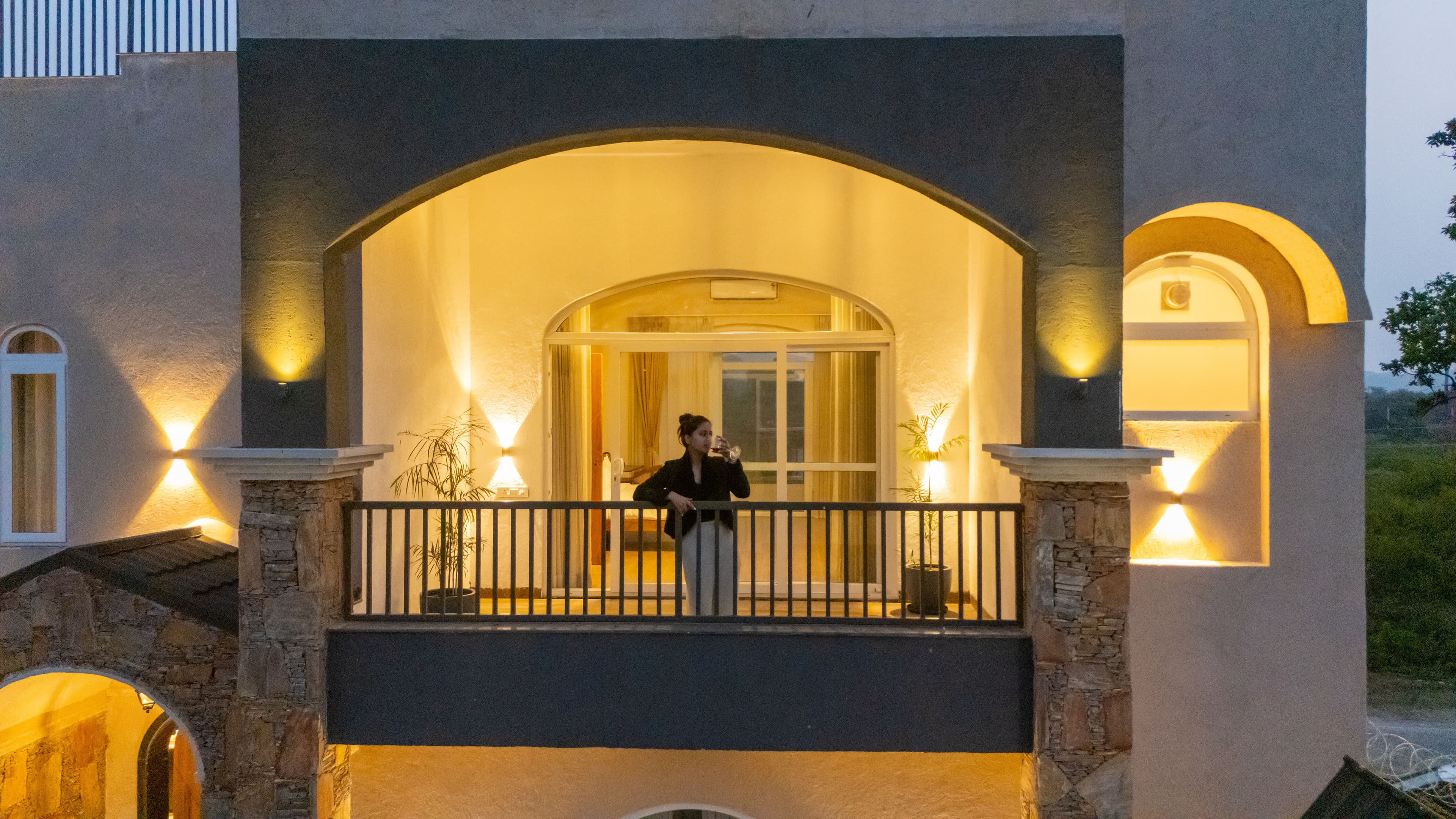 Vaikunth Villa | 3-BHK Getaway with Rooftop Pool, Sit-out Area, Jacuzzi, Scenic Lake & Hill Views - Image 13