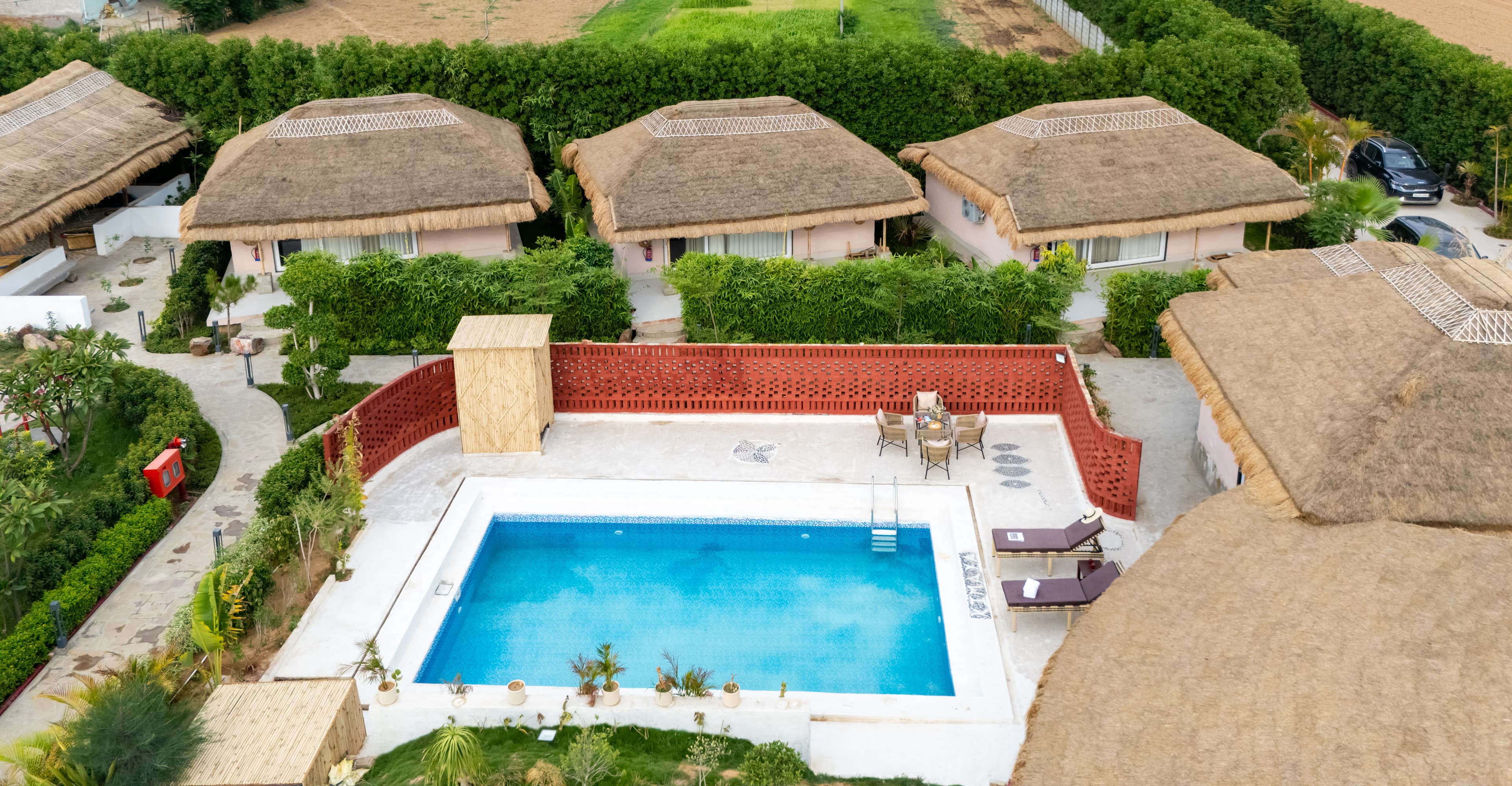 Kimaya Kove | Hut-Style Cottage with Open-Air Shower, Shared Pool, Restaurant, and Garden in Boutique Resort - Image 36