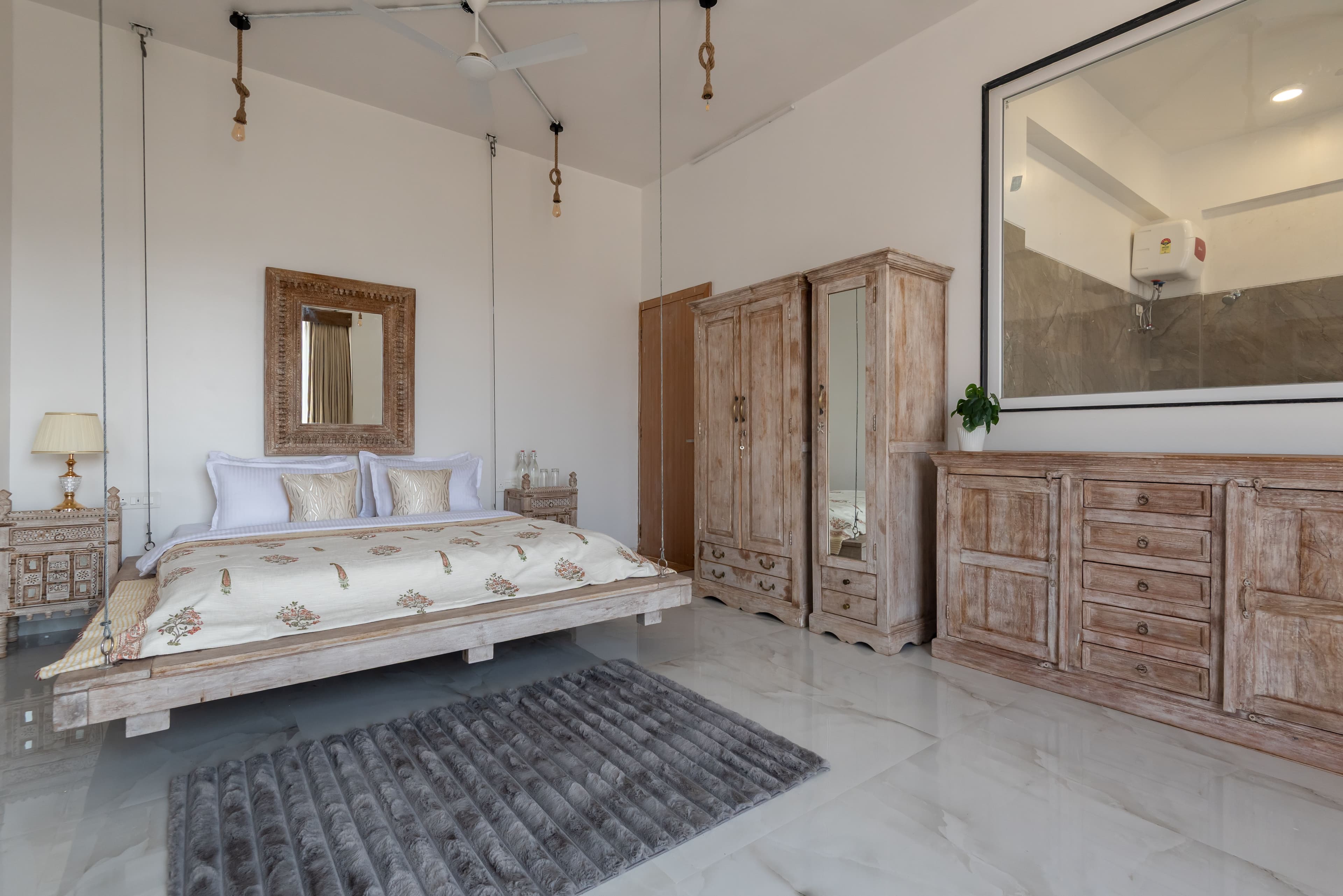 White House |  3-BHK Villa With panoramic Hill Views, Glass Room, Outdoor Pool & Dam nearby - Image 29