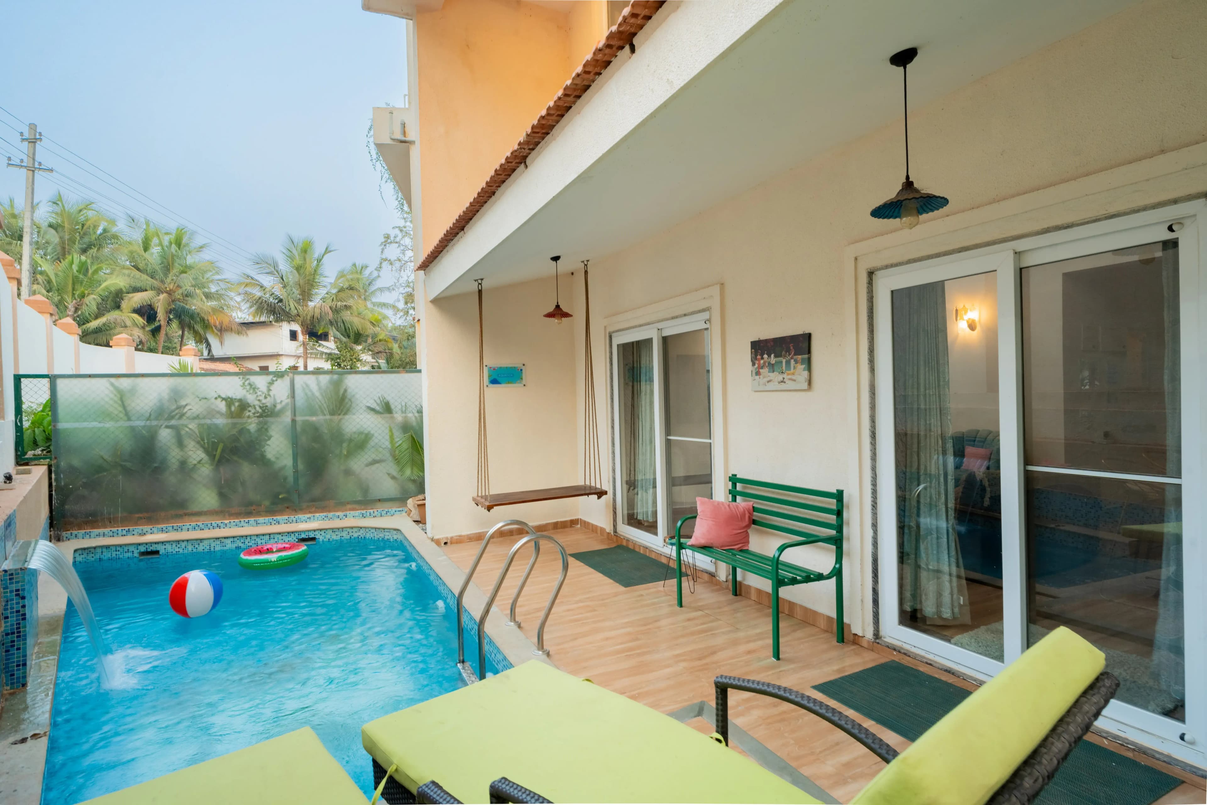 Cavalo Marinho | 3-BHK Boho Retreat with Private Pool & Club House - Image 12