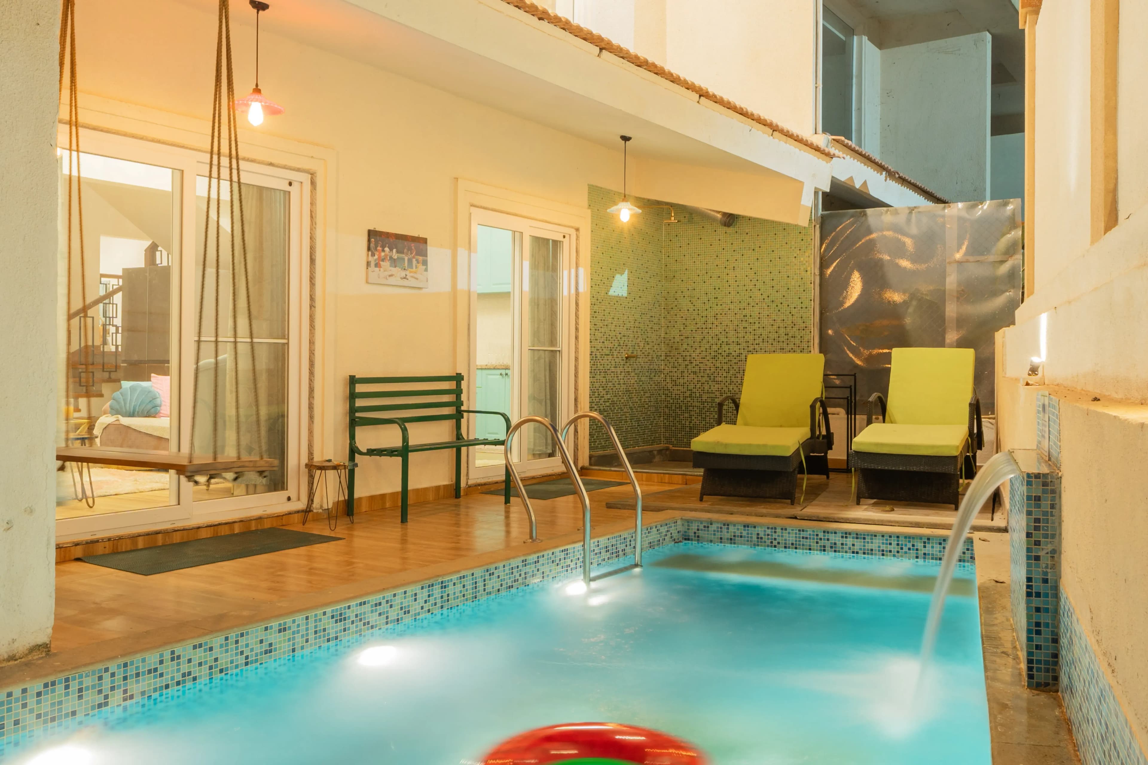 Cavalo Marinho | 3-BHK Boho Retreat with Private Pool & Club House - Image 5