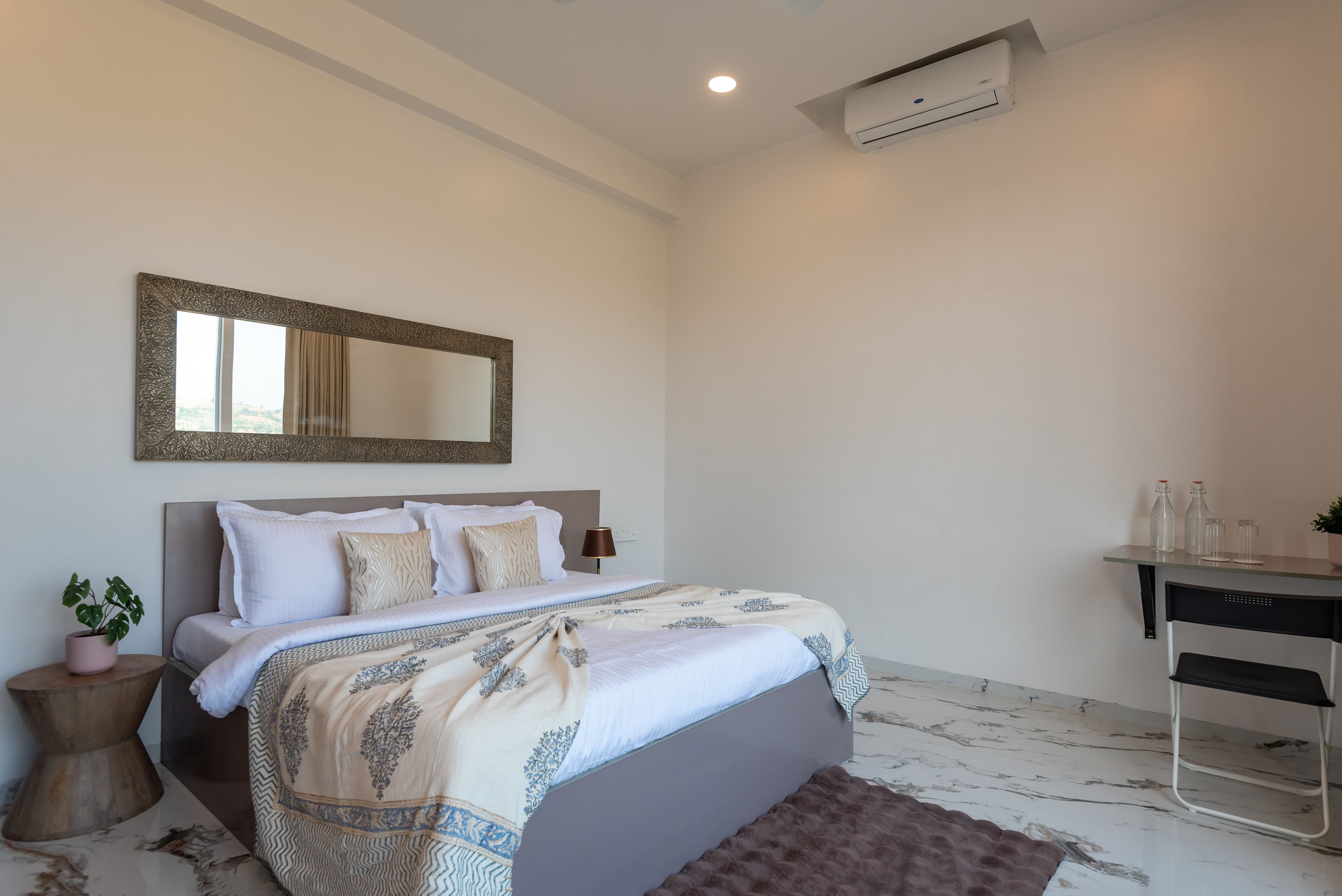 White House |  3-BHK Villa With panoramic Hill Views, Glass Room, Outdoor Pool & Dam nearby - Image 27