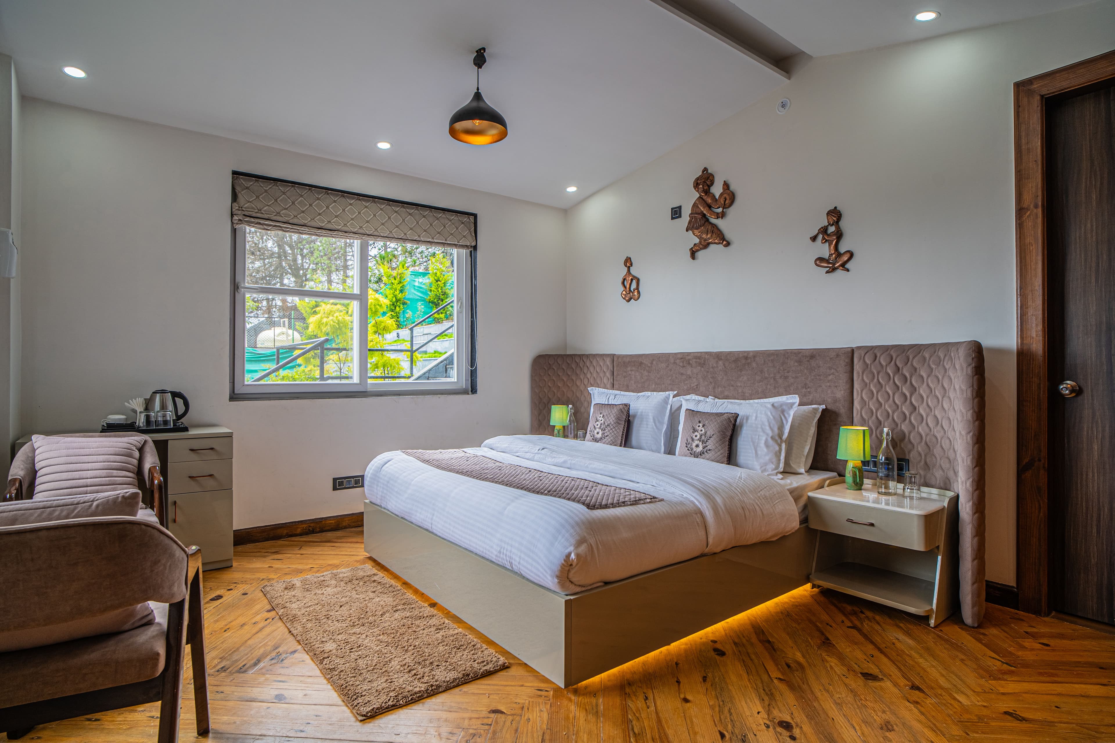 Trio’s Top | Pet-friendly 2-BHK with Attic, Shared Sit-out Area, Stepped Garden & Hill Views - Image 14