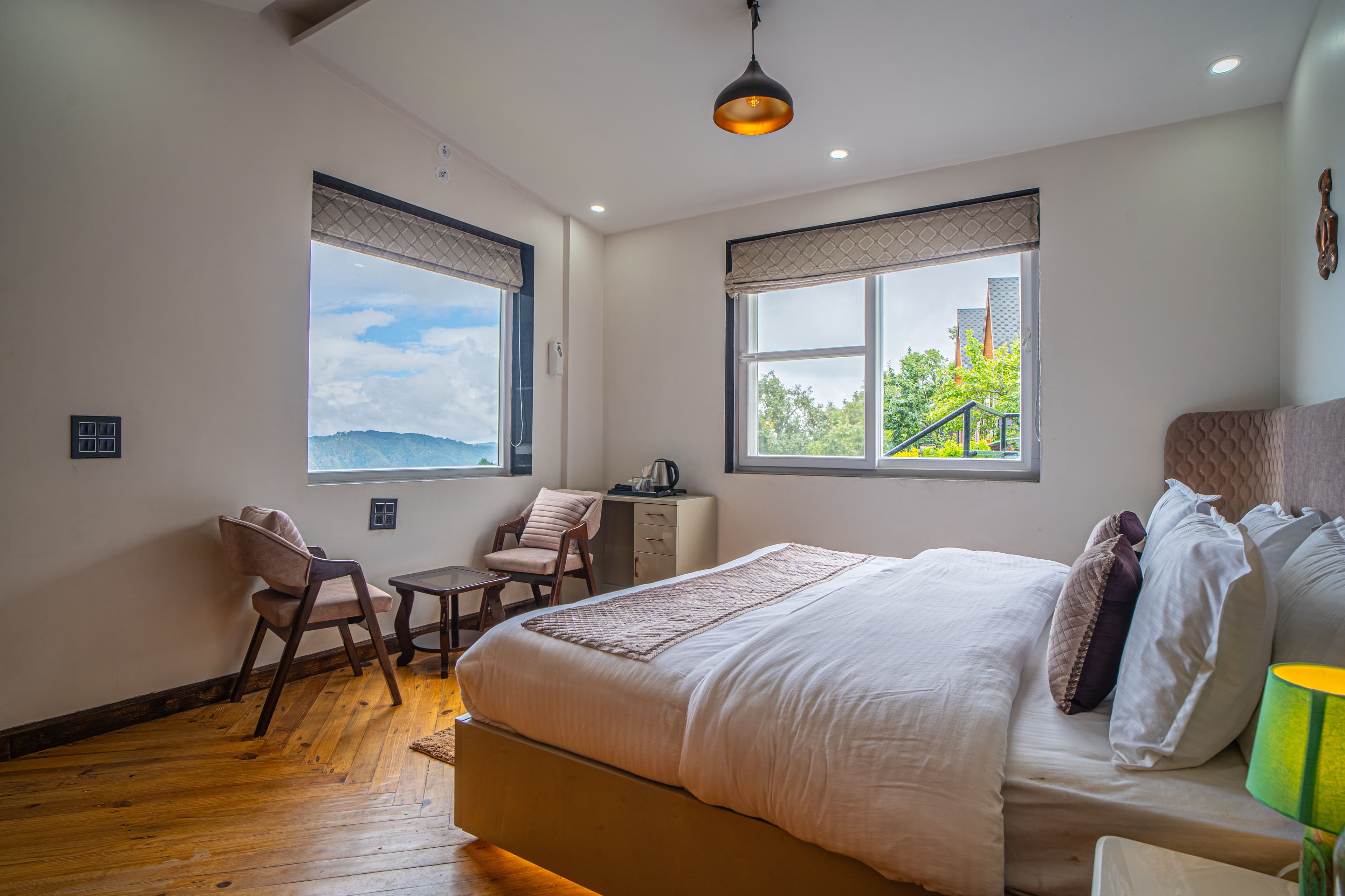 Trio’s Top | Pet-friendly 2-BHK with Attic, Shared Sit-out Area, Stepped Garden & Hill Views - Image 22