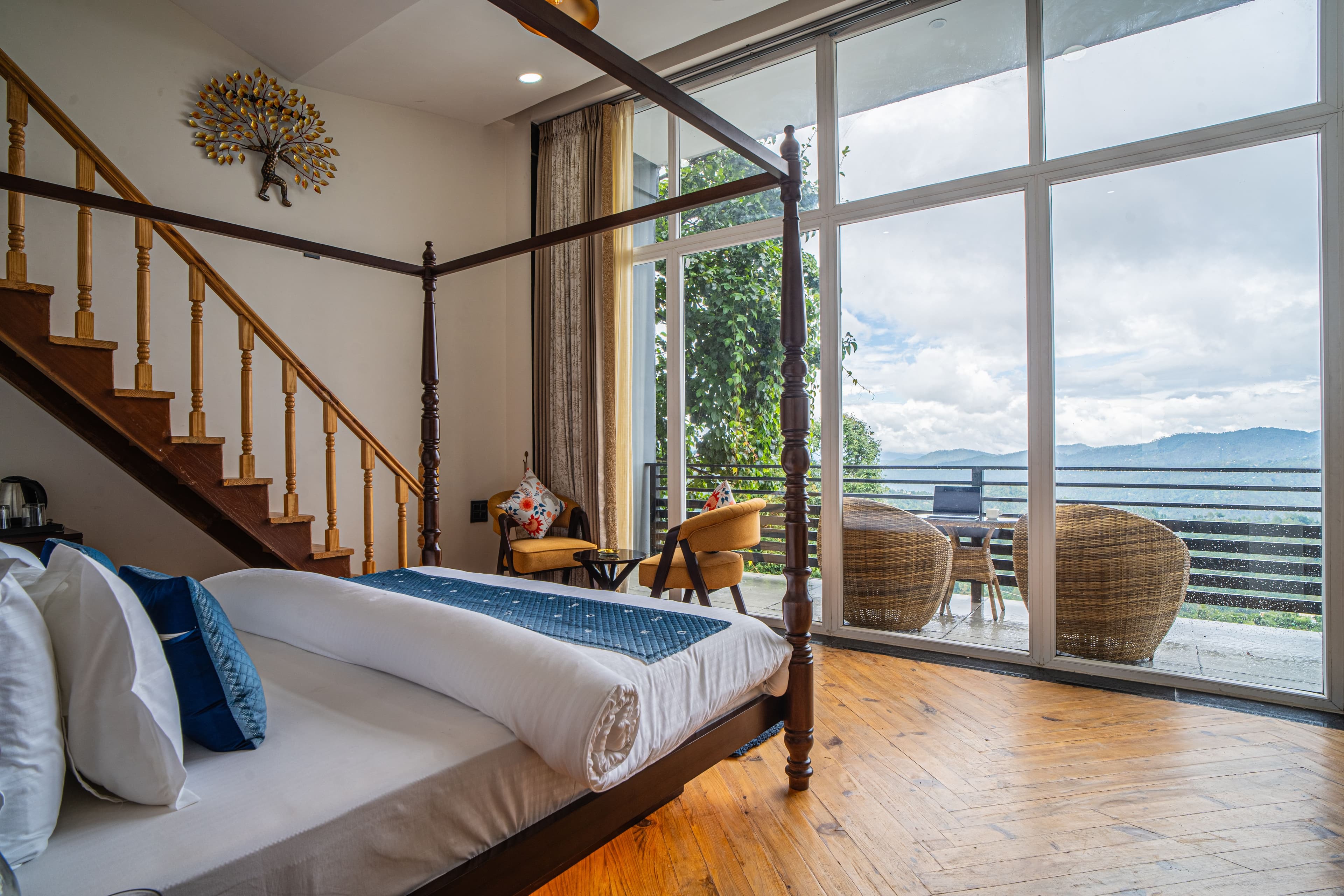 Trio’s Top | Pet-friendly 2-BHK with Attic, Shared Sit-out Area, Stepped Garden & Hill Views - Image 19
