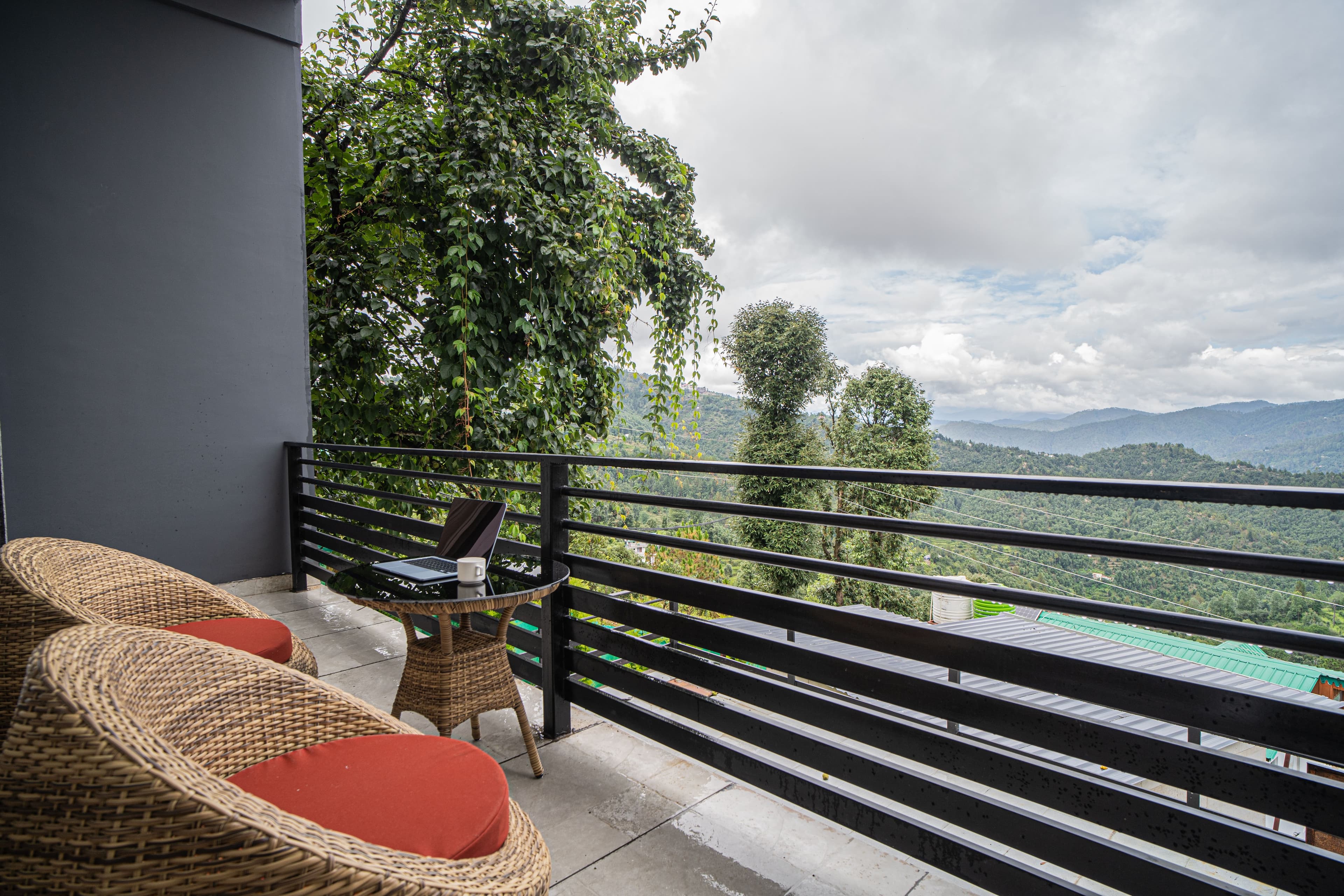 Trio’s Top | Pet-friendly 2-BHK with Attic, Shared Sit-out Area, Stepped Garden & Hill Views - Image 13