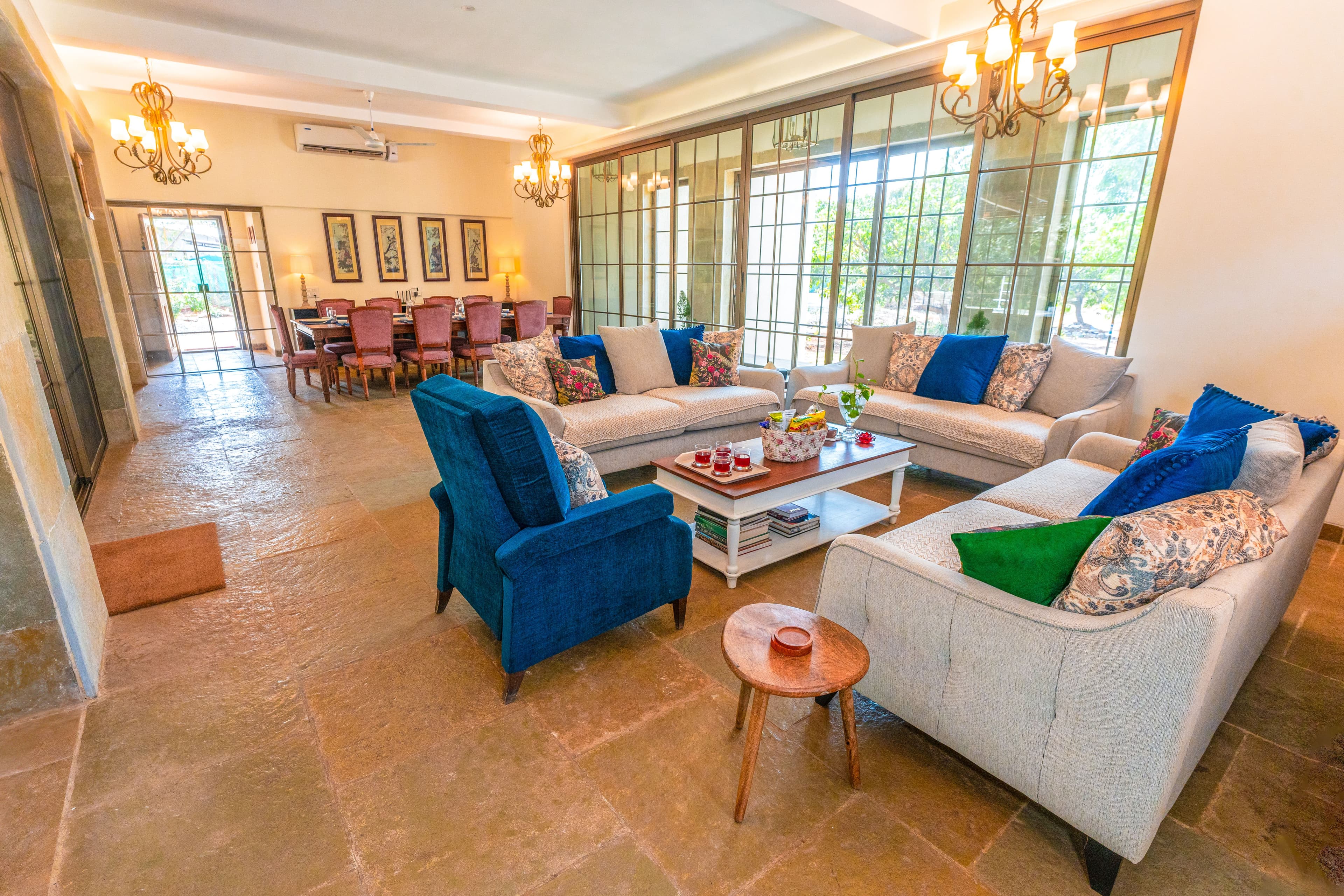 Casa Mocha | 5-BHK Pet-friendly Retreat With Pvt Pool, Verandah & Ent Lounge - Image 2