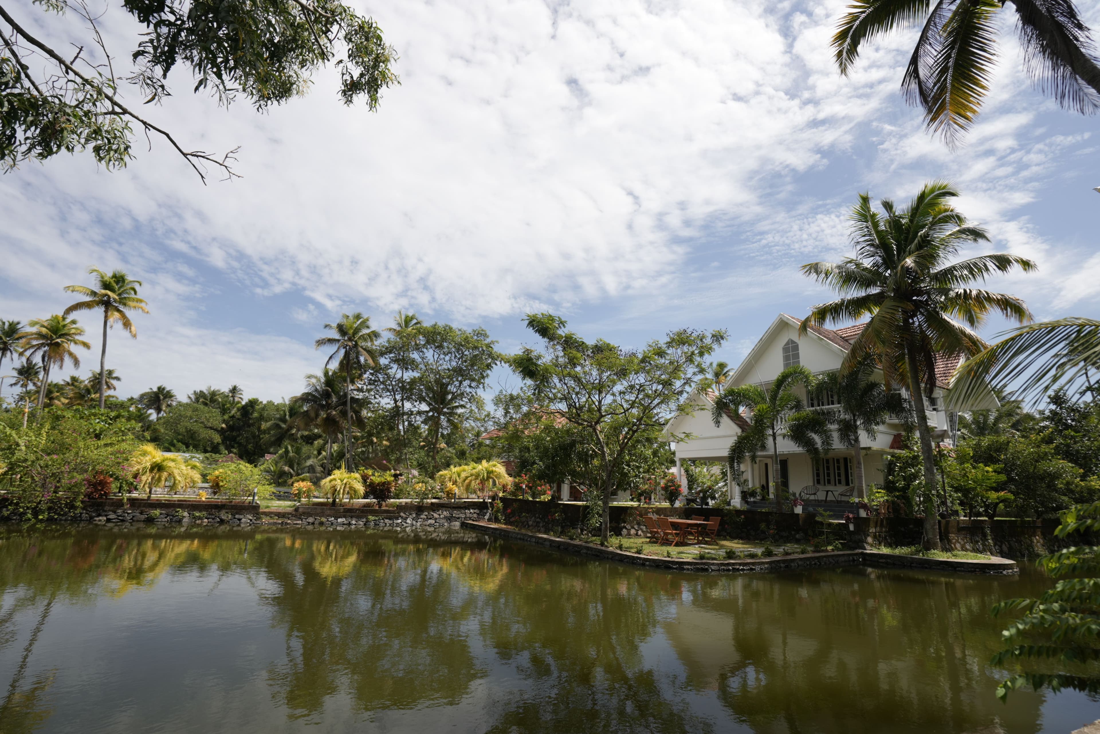 Palliath House |3-BHK With, Living Lounge, Patio, Shared Lawn and 3 Natural Ponds | Near Andhakaranazhi Beach - Image 19