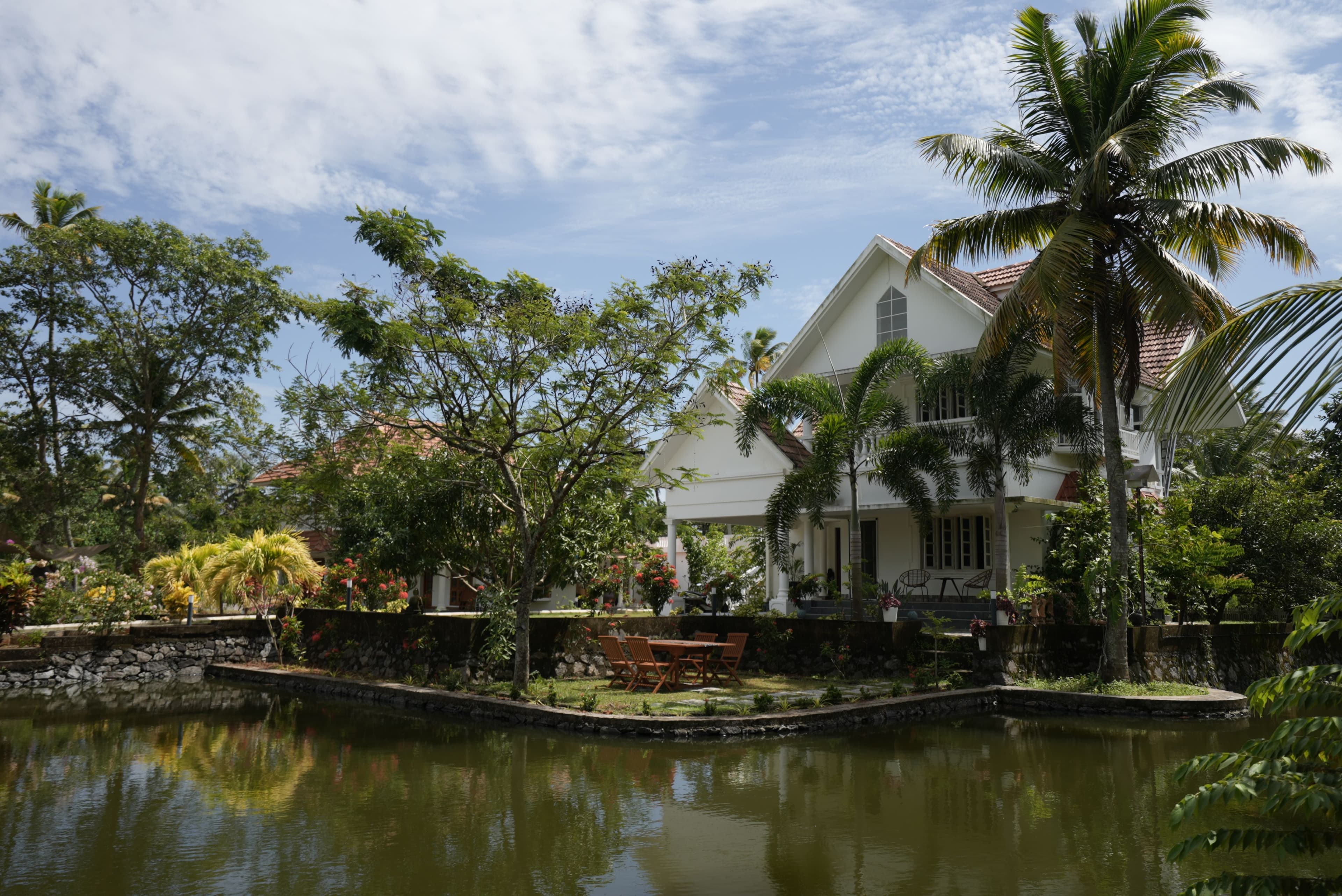 Palliath House |3-BHK With, Living Lounge, Patio, Shared Lawn and 3 Natural Ponds | Near Andhakaranazhi Beach - Image 20