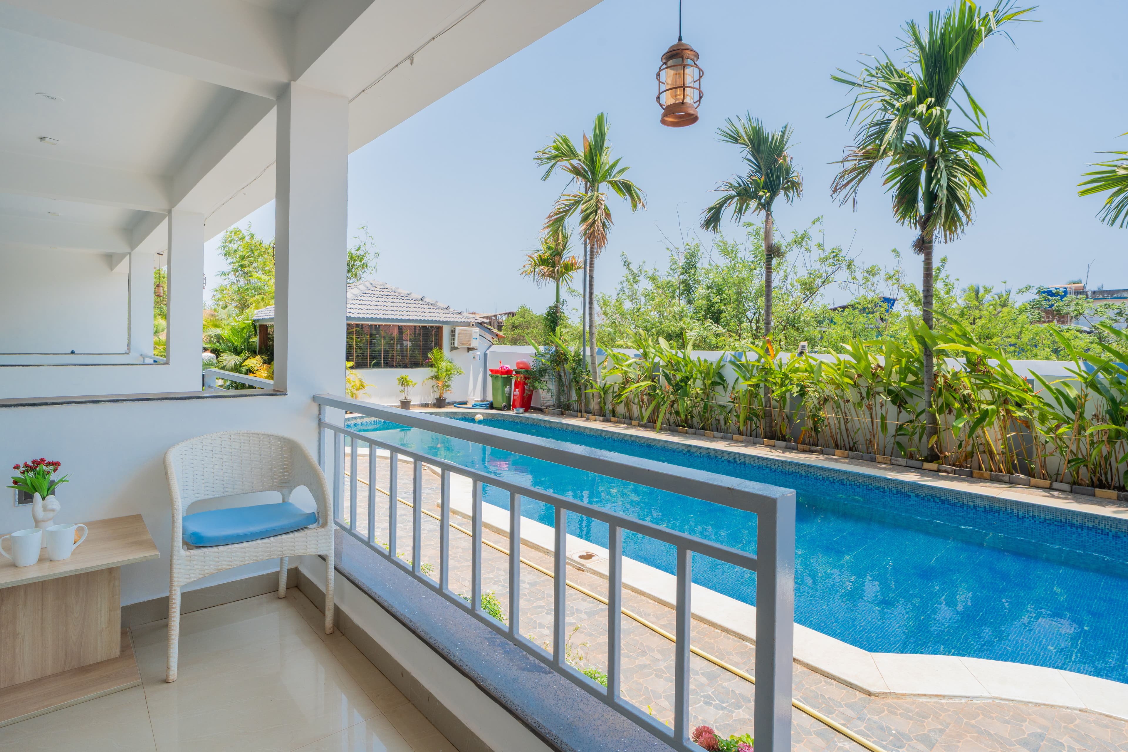 Gracias Aquora | 1-Room Retreat With Private Balcony, Shared Pool, & Restros, Close to Ashvem Beach - Image 29