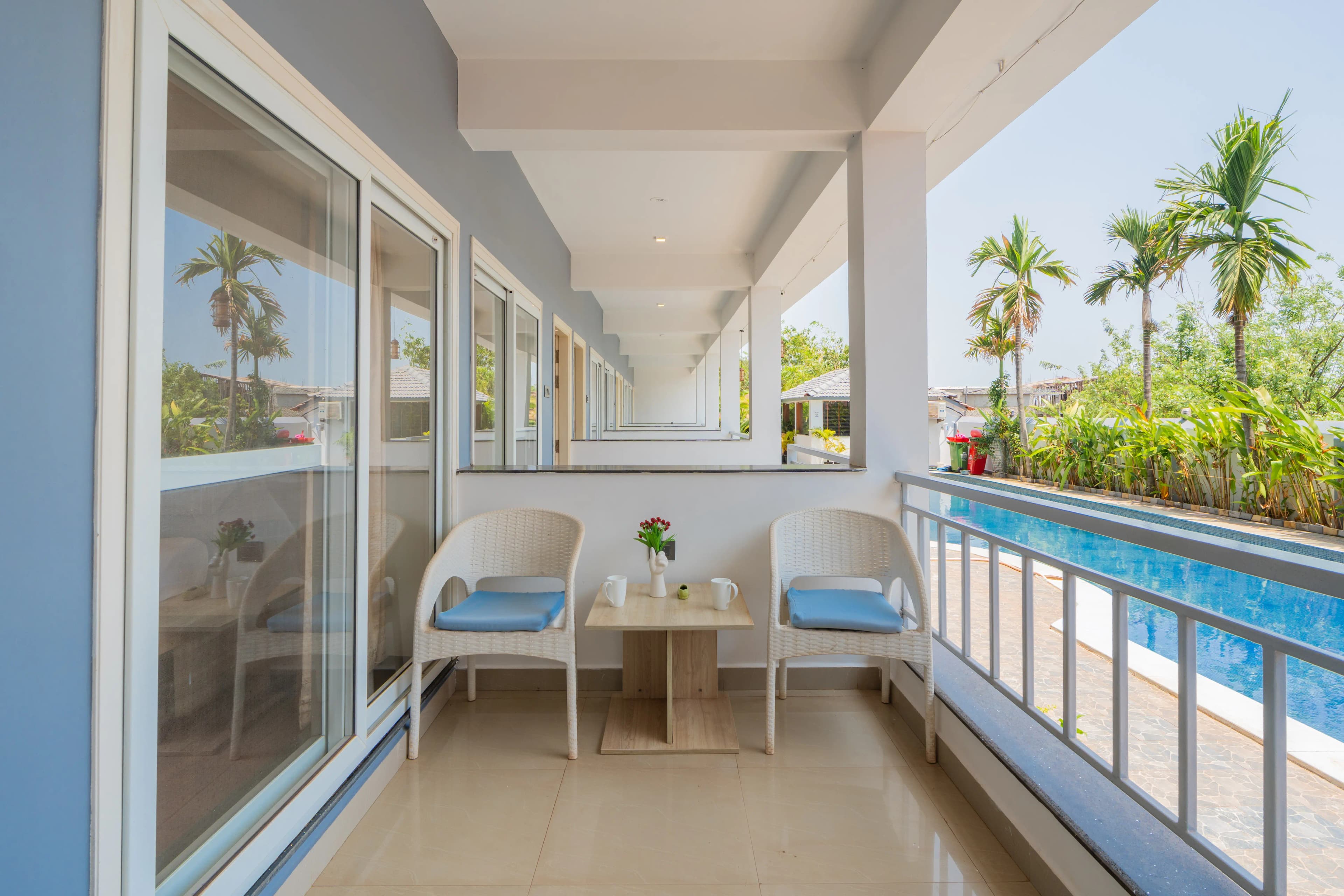Gracias Bleu | 1-Room Retreat With Sea Views, Common Pool, & Restro Close to Ashwem Beach - Image 28