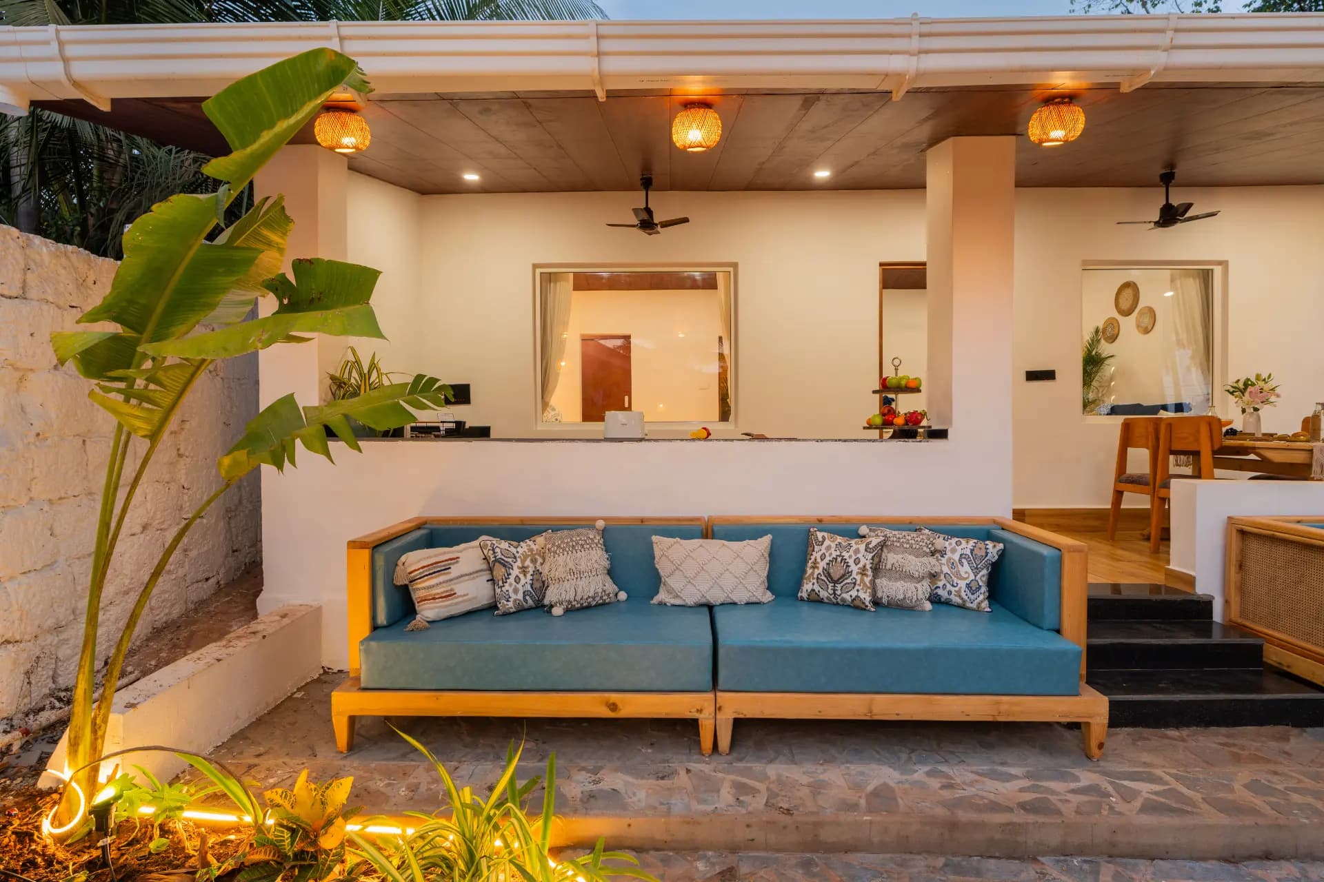 House of Neptune | 1-BHK Boutique Hut | Open Kitchen | Sit-out area | 10 Meters from Ashwem Beach - Image 11