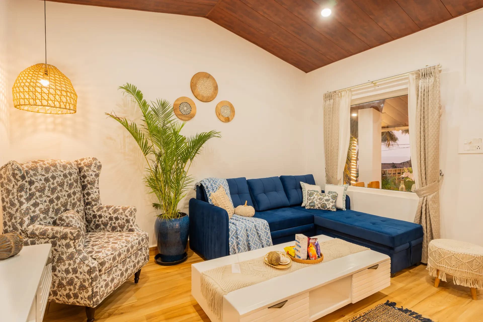 House of Neptune | 1-BHK Boutique Hut | Open Kitchen | Sit-out area | 10 Meters from Ashwem Beach - Image 14