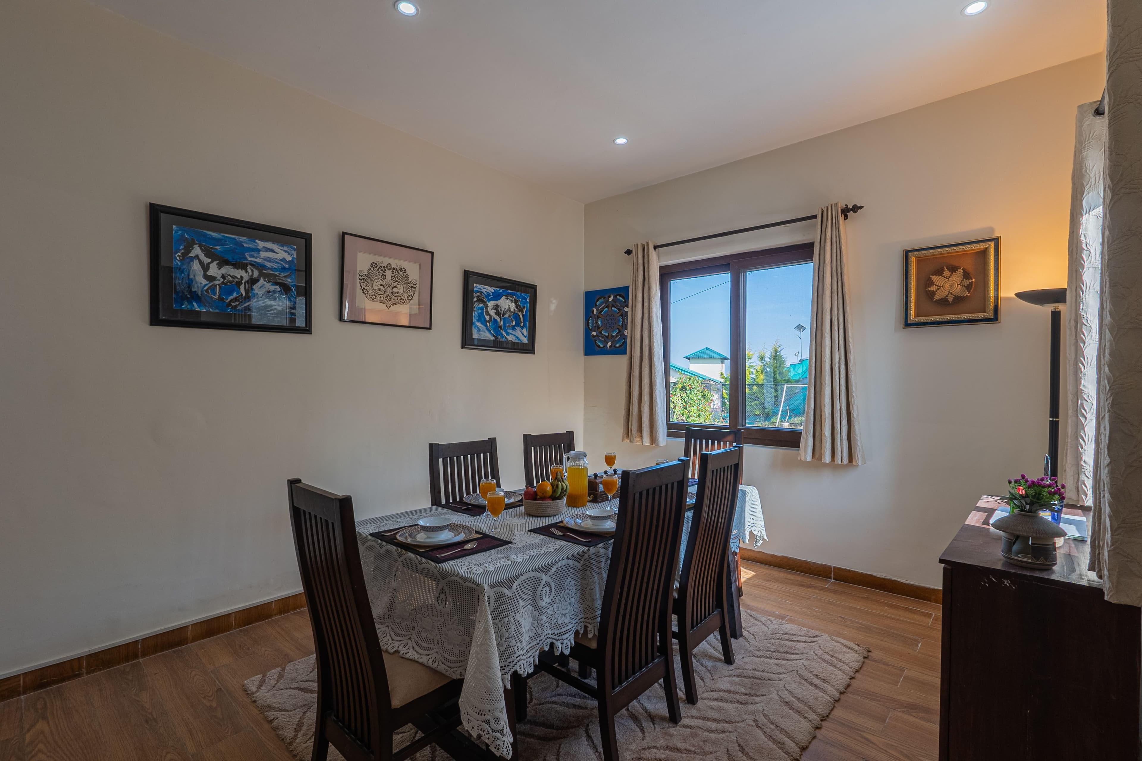 SnowPeak Villa | 3-BHK Pet-friendly Hideaway with Sit-Outs & Glass Patio, Garden &Hill Views - Image 29