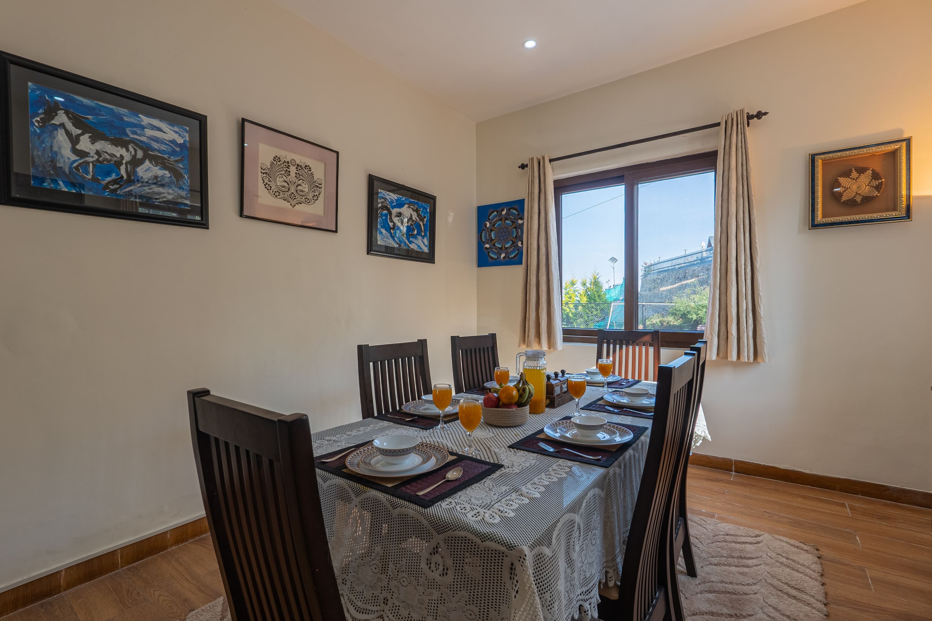 SnowPeak Villa | 3-BHK Pet-friendly Hideaway with Sit-Outs & Glass Patio, Garden &Hill Views - Image 30
