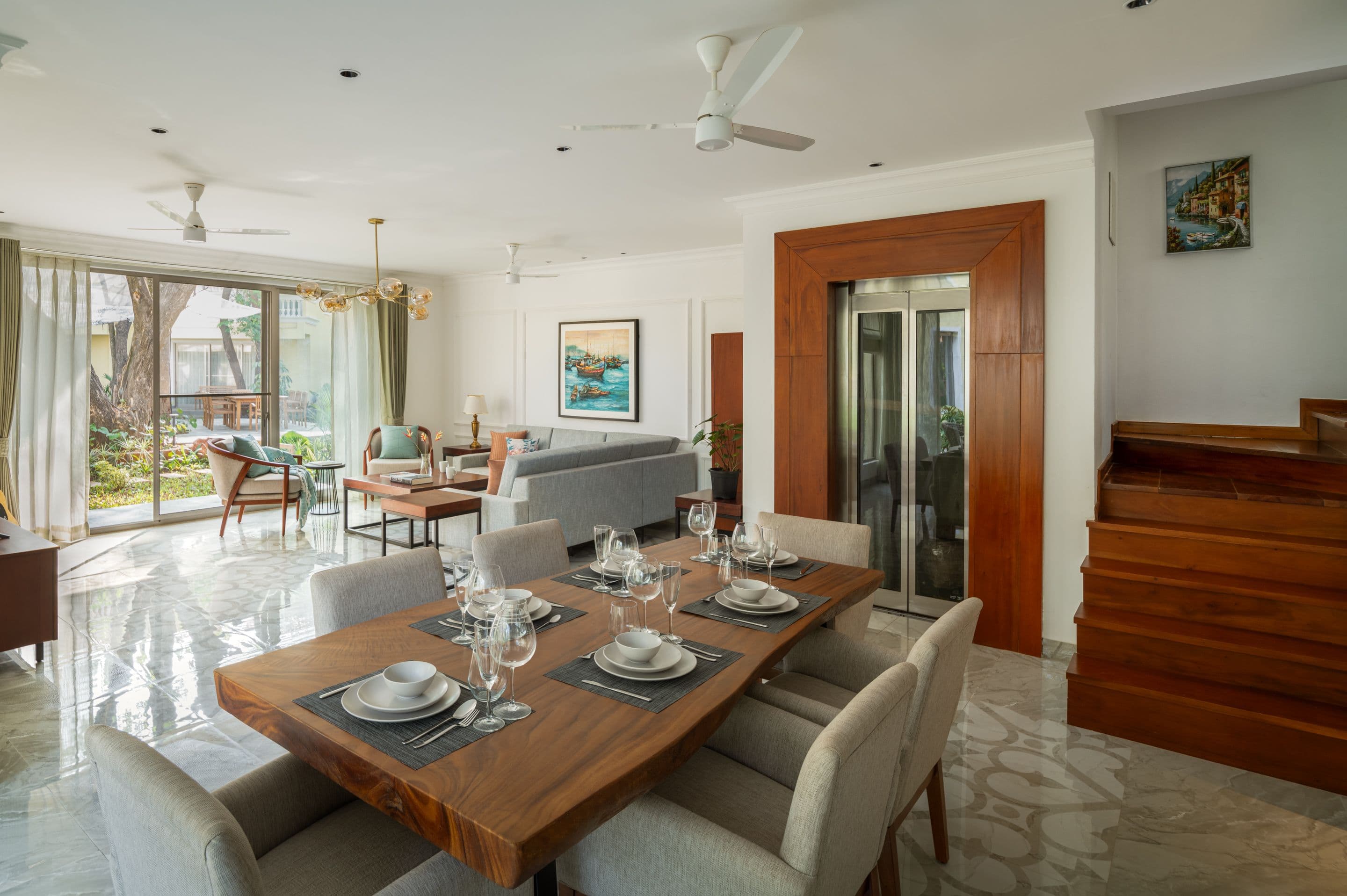 Kensho Villas Hibiscus by ELIVAAS | Plunge Pool, Serene 3-BHK With Shared Pool & Lift; Near Popular Beaches - Image 8