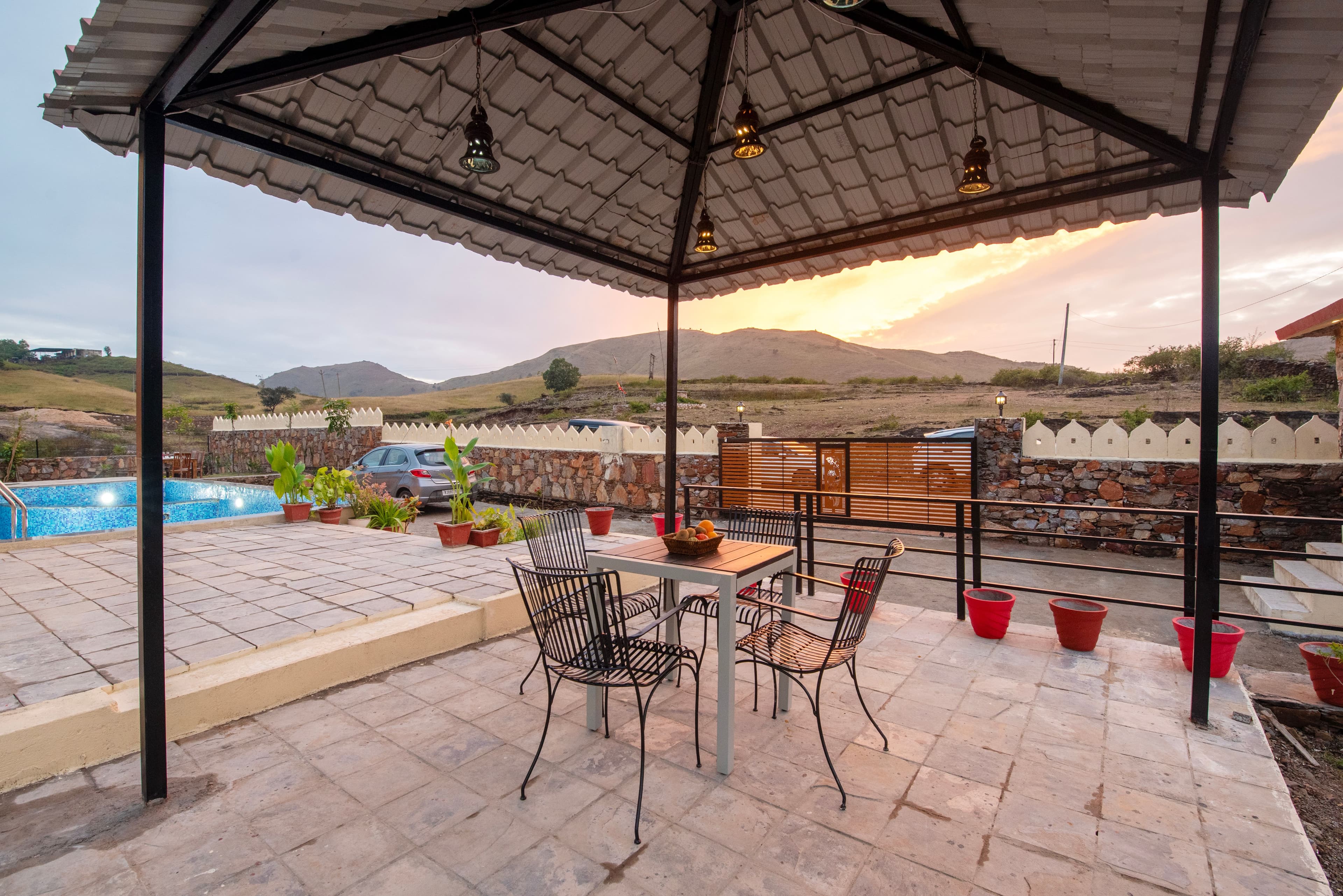 Colonel Retreat | 3-BHK Hideaway with Private Pool & Gardens Near Ubeshwar Mahadev Temple - Image 2