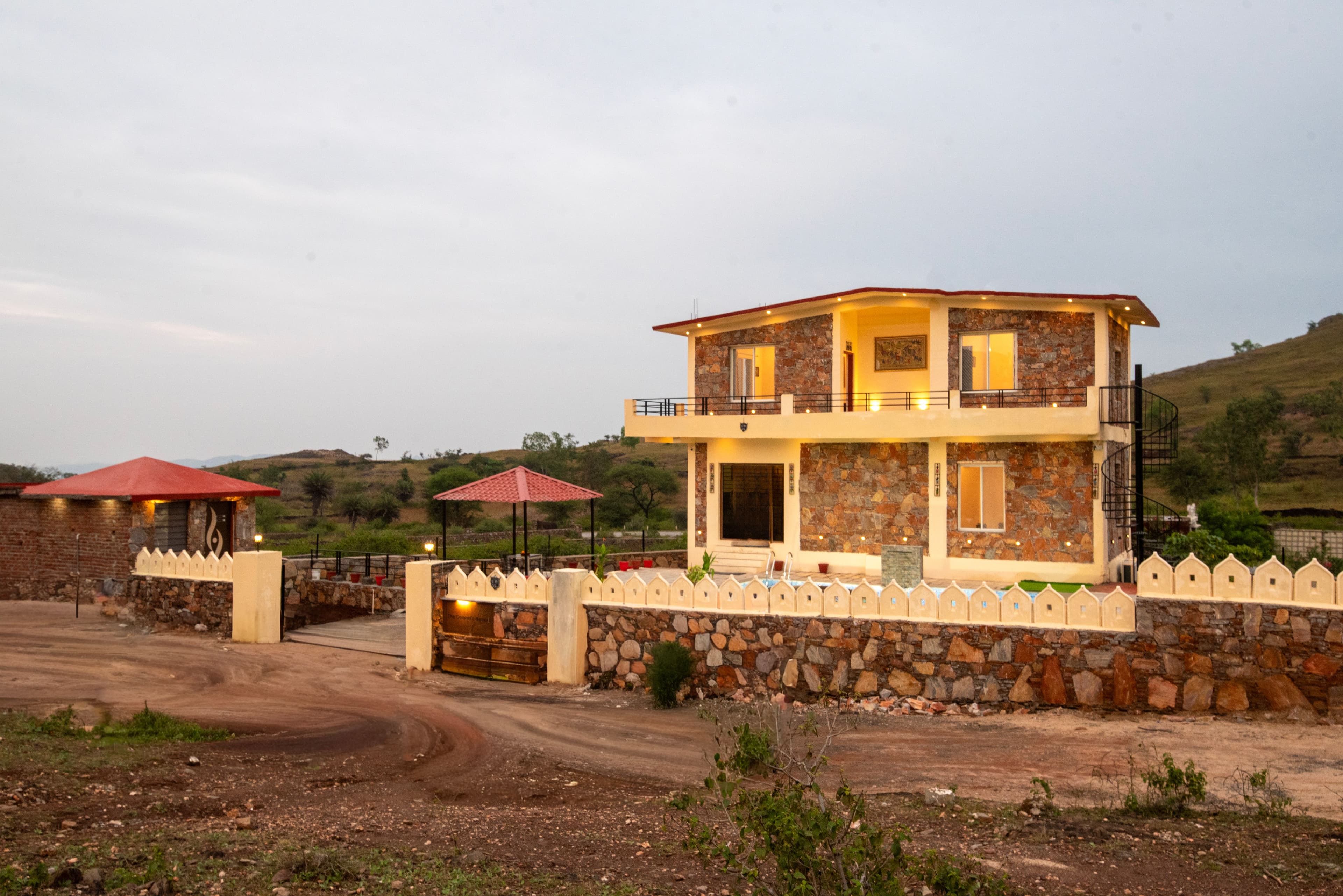 Colonel Retreat | 3-BHK Hideaway with Private Pool & Gardens Near Ubeshwar Mahadev Temple - Image 29