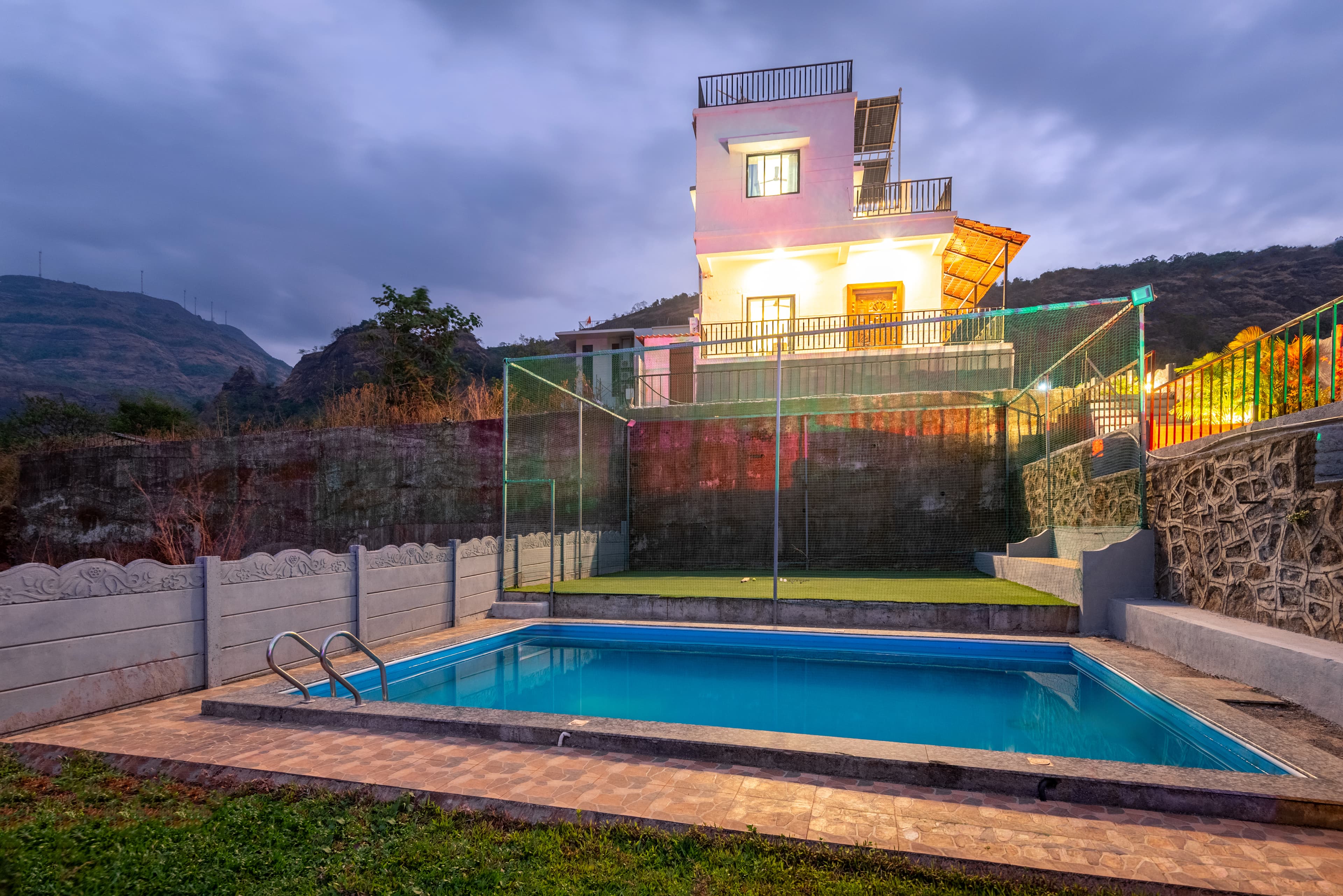 Ansh Villa | Luxury 4-BHK Pet-friendly Getaway with Private Pool, Lawn & Sports Turf | Near Solanpada Dam & Sahyadri Waterfall - Image 34