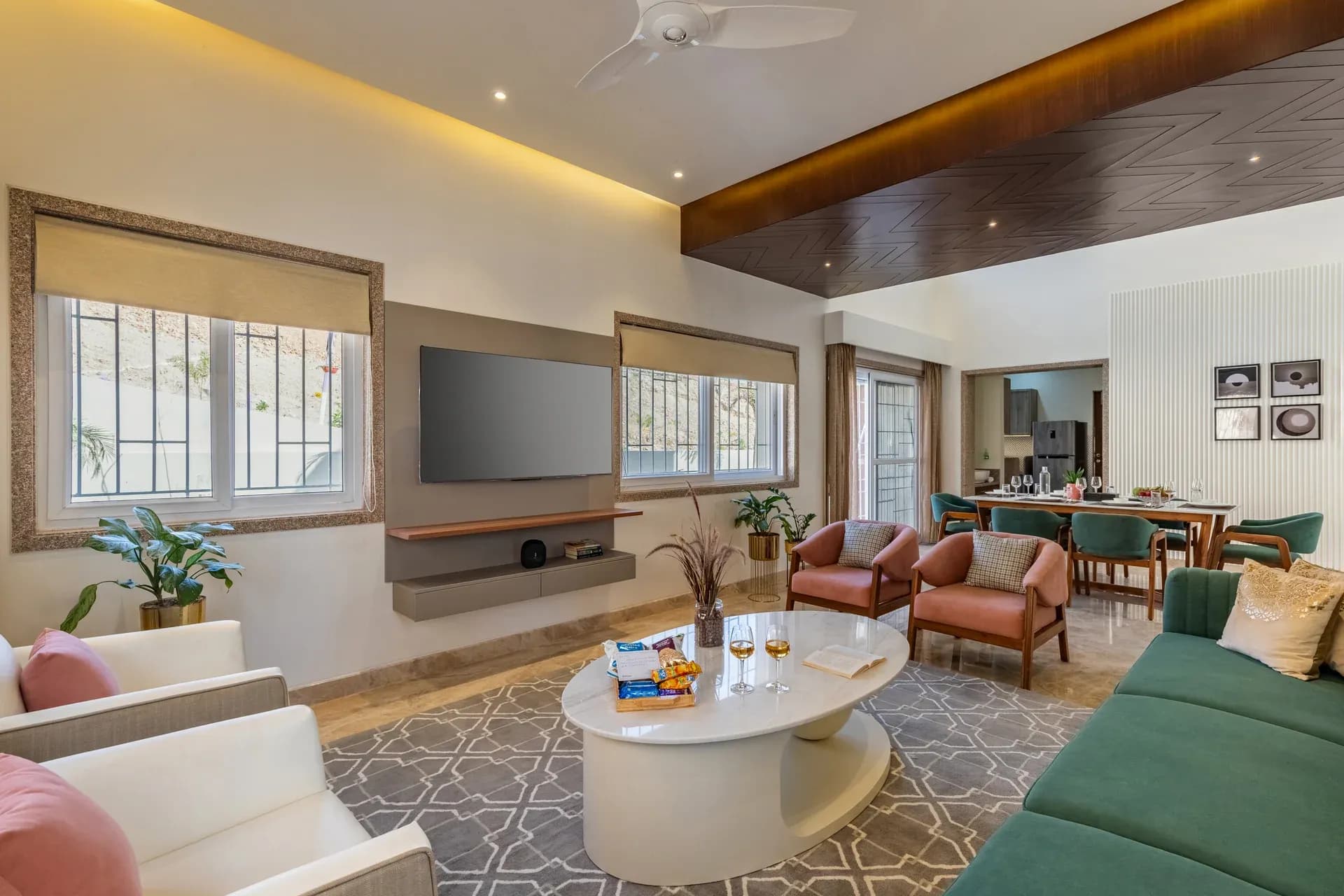 Shourya Eden | 3-BHK | Pvt Pool & Garden | Scenic Views - Image 12