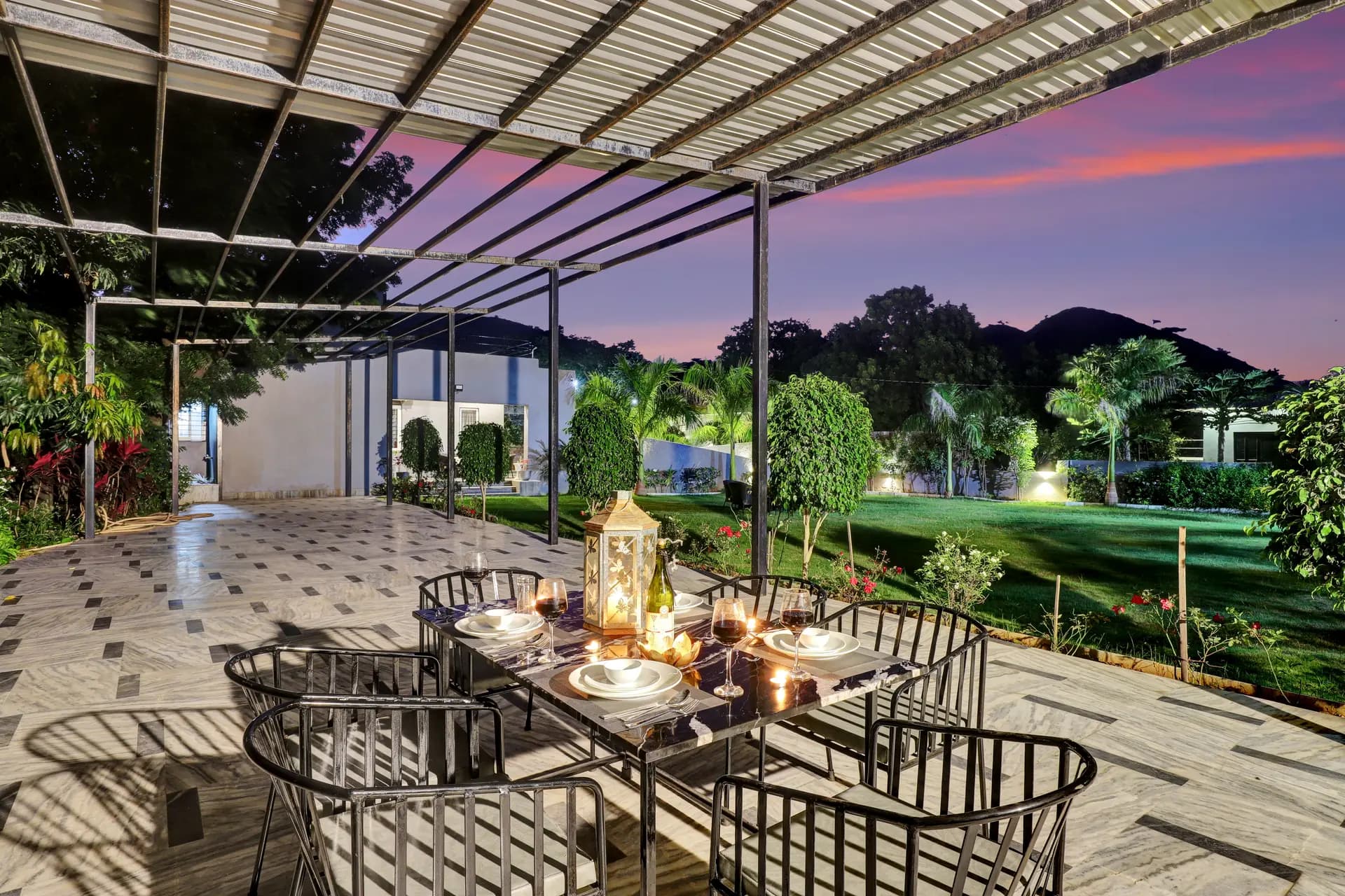 Radhyam | Charming 2–BHK Escape With Private Pool, Garden & Aravalli Hill Views - Image 3