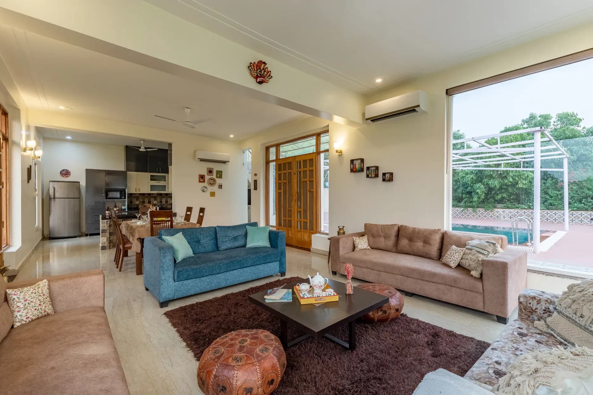 Raga | 2-BHK | Pvt Pool | Garden | Gazebo | Entertainment Lounge | Kids Play Area - Image 16