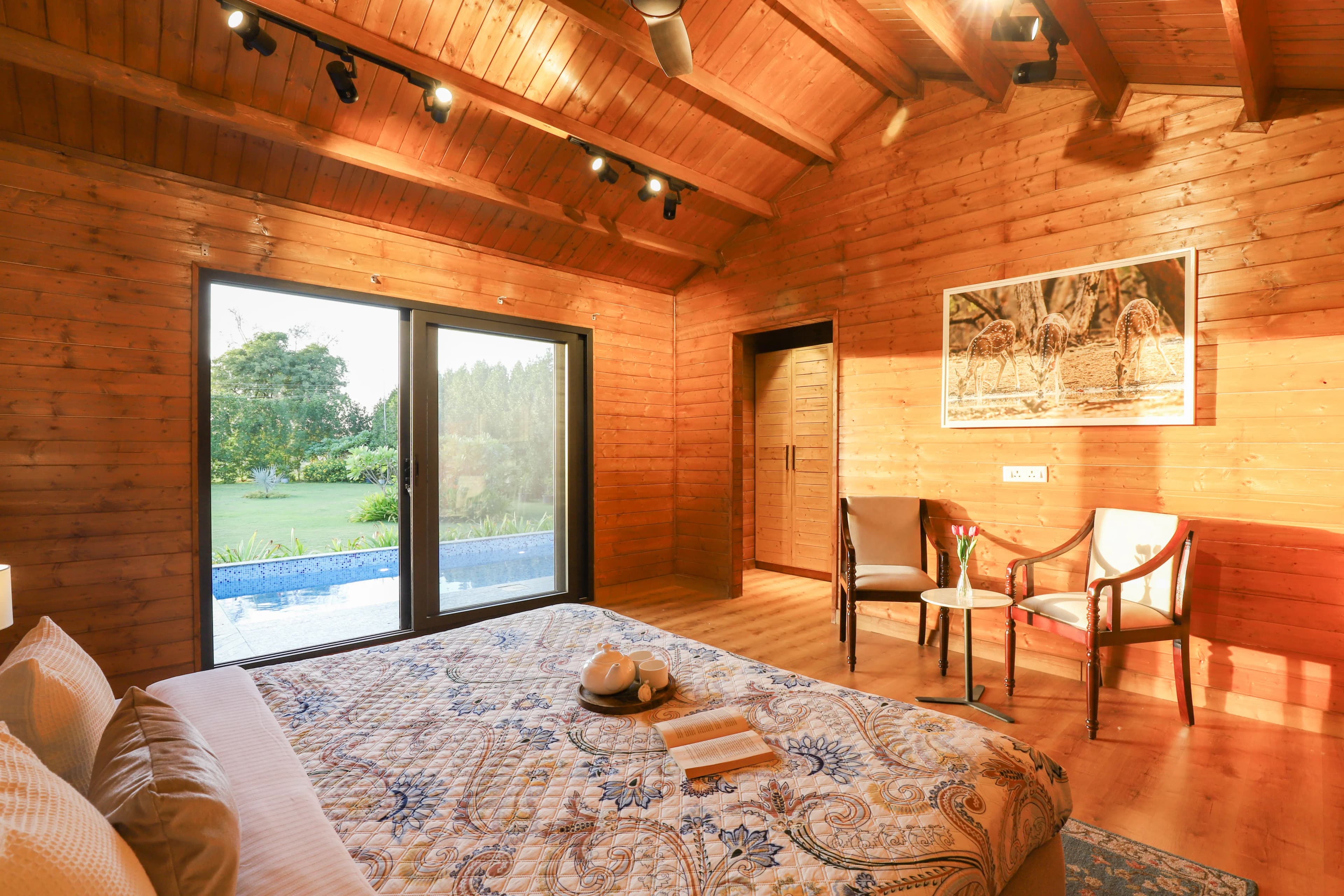 Riveira Hills |  3-BHK Pet-friendly Cottage with Lush Garden, Private Pool  - Image 15