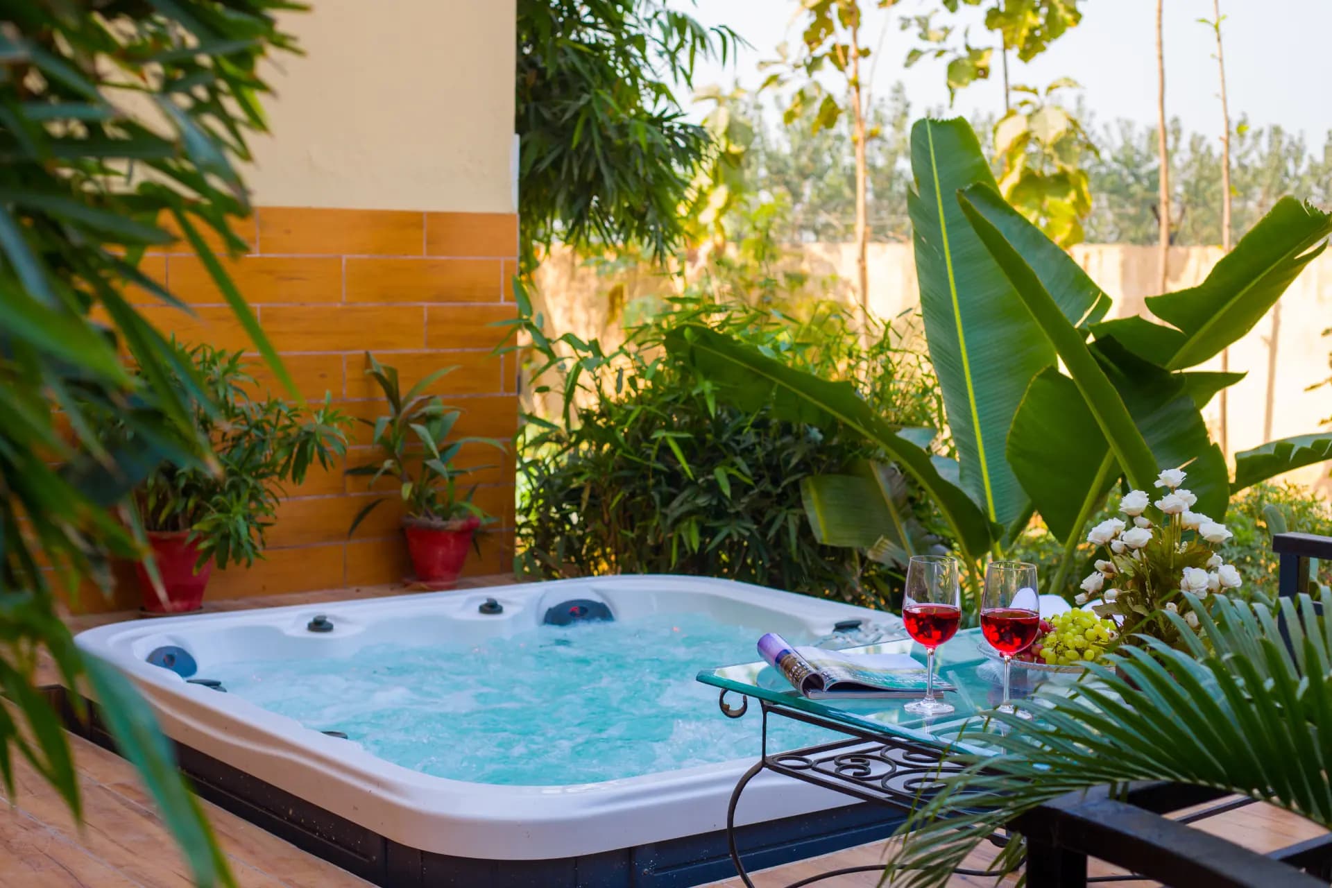 Dacha | Serene 3-BHK Escape With Garden, Jacuzzi  & Outdoor Bar - Image 19