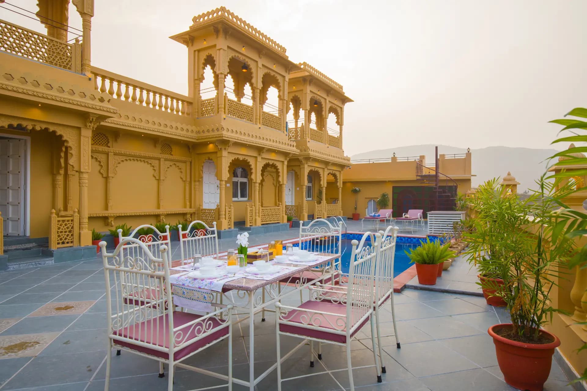 Amber Royale | Heritage 3-BHK Villa With Private Pool, Garden & Terrace - Image 11