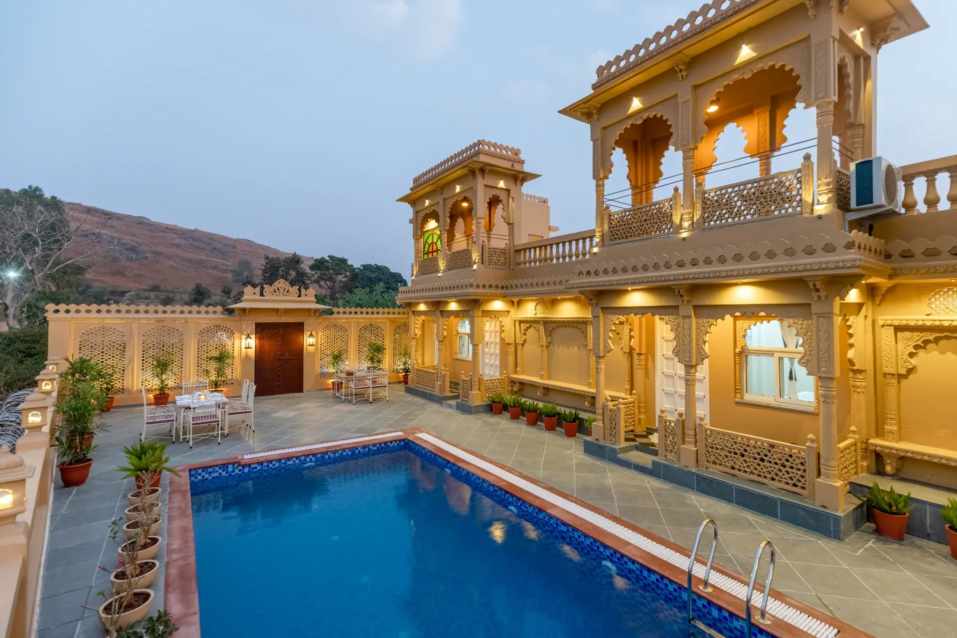 Amber Royale | Heritage 3-BHK Villa With Private Pool, Garden & Terrace - Image 14